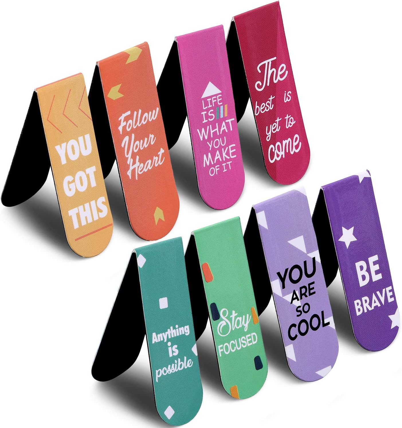 Inspirational Women History Month Quotes Magnetic Bookmarks Encouraging Bookmarks Magnet Page Markers Positive Magnetic Page Clips Bookmark for Students Teachers School Home Office Supplies(30 Pcs)