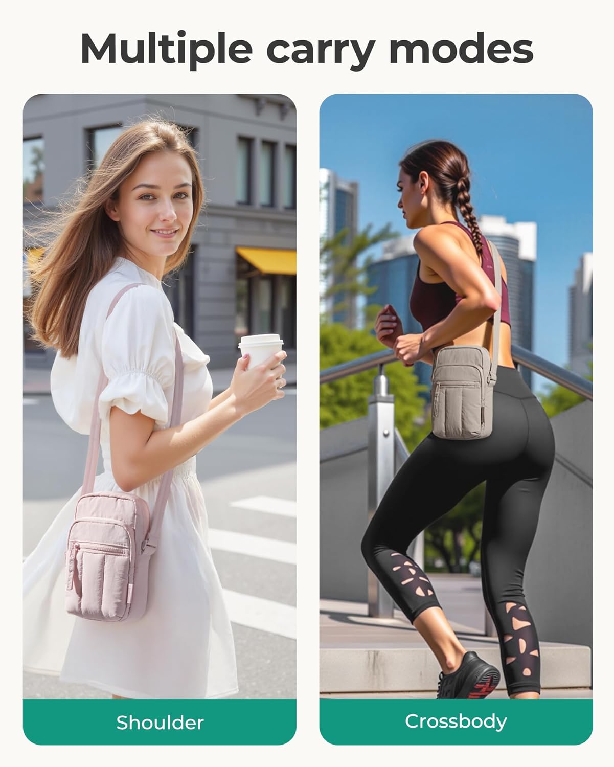 BAGSMART Small Crossbody Bags for Women, Mini Cell Phone Cross body Purses Travel Wallet with RFID Blocking Card Slots