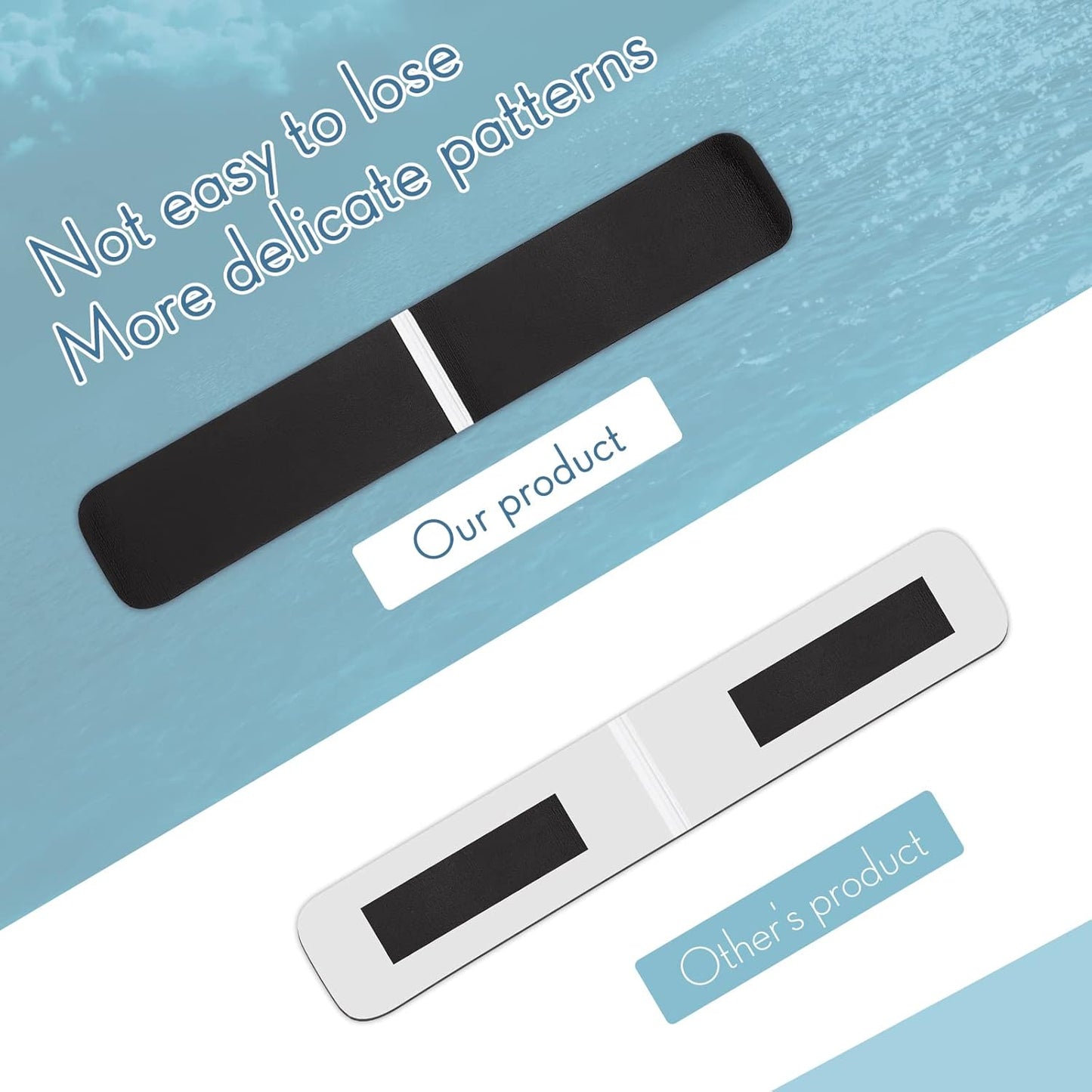 Zonon 24 Pcs Ocean Magnetic Bookmarks Easter Exchange Gifts Summer Blue Magnet Page Markers Page Clip Funny Bookmark Gifts for Reading Lover Women, Men Classroom Prize Party Favor