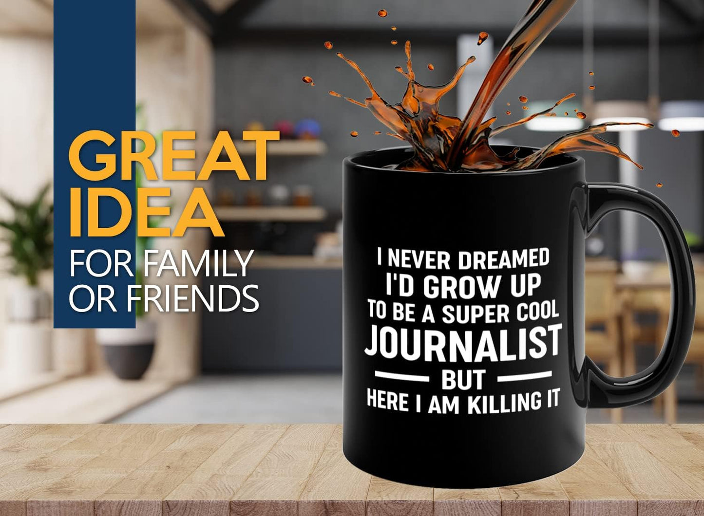 Journalist Coffee Mug 11oz Black -Sup C Journalist - Reading Lover Book Club Gift Author Appreciation Writer Journalism Novelist Scriptwriter