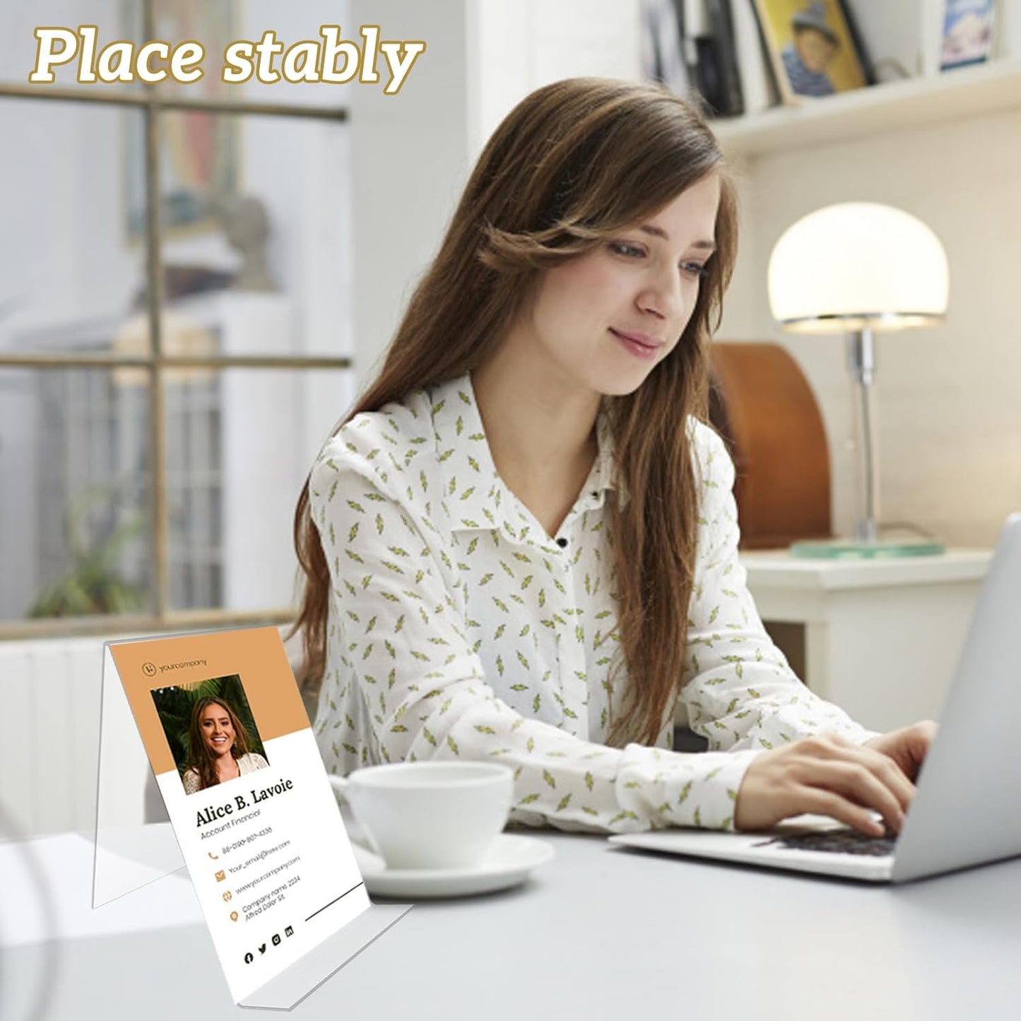 12 Pcs Acrylic Book Display Stand, 6‘’ x 4‘’ Clear Book Display Acrylic Display Easel Transparent Display Stand Holder for Displaying Books, Pictures, Notebooks, CDs