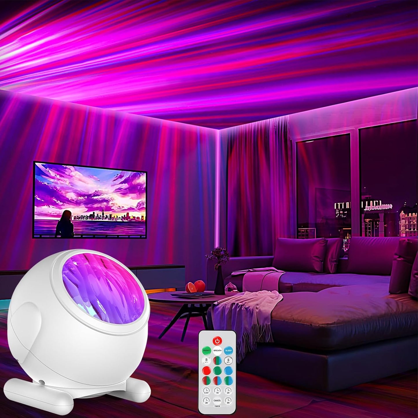Northern Lights Projector, Aurora Projector Birthday Gifts for Women Gifts for Teenage Girls Boy, Galaxy Projector for Bedroom, Teen Girl Gifts Trendy Stuff, Room Lights for Bedroom