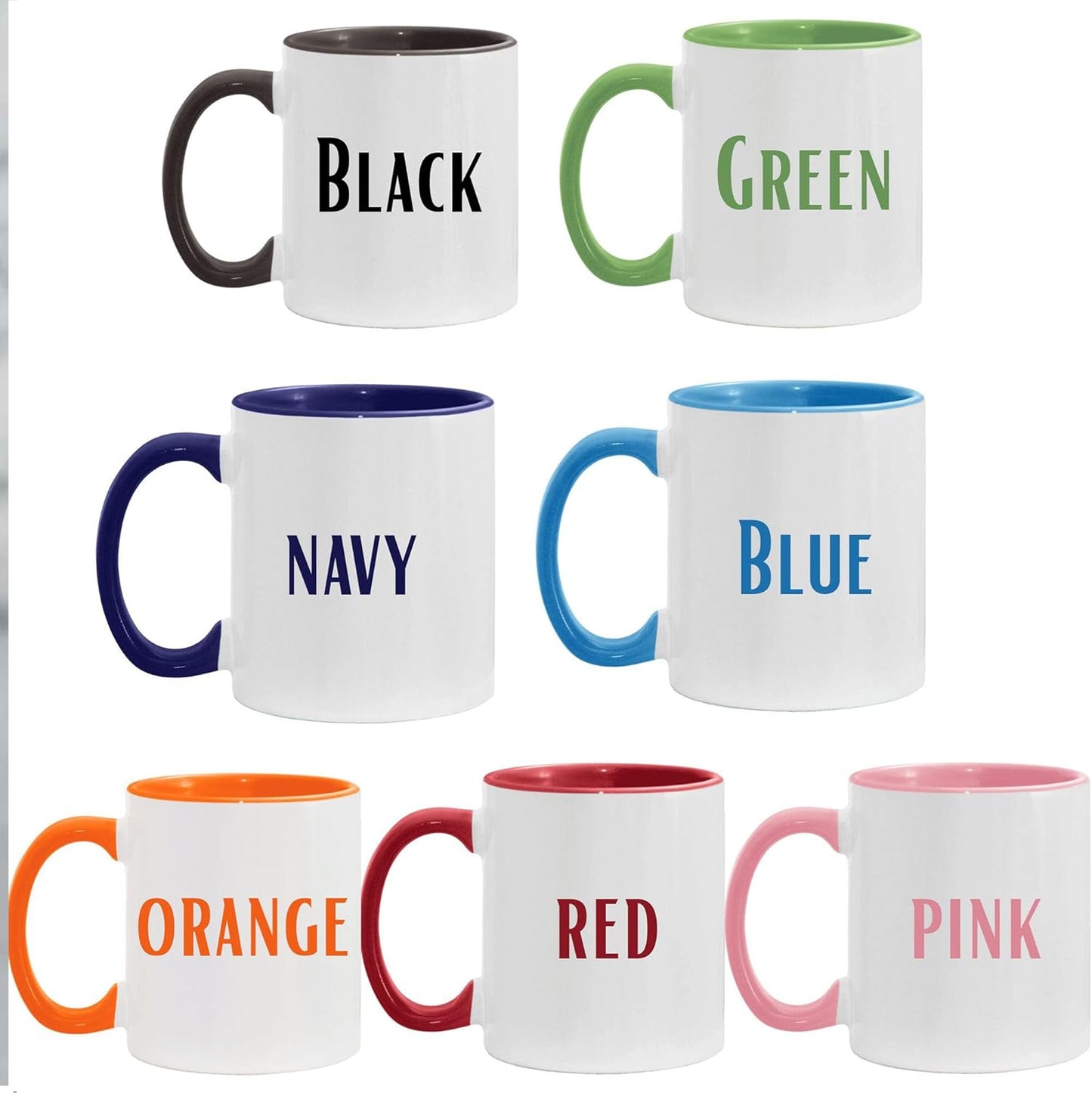 A Very Merry Bookmas Christmas Book Lover Coffee Mugs, Xmas Two-Tone Accent Ceramic Cups, Holiday Gifts, 11oz 15oz