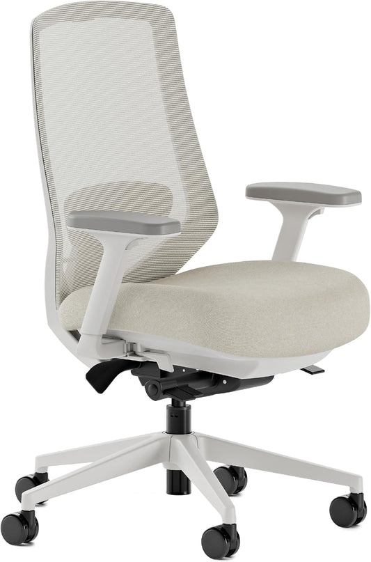 Branch Ergonomic Chair Pro - Mesh Office Chair with 14 Points of Adjustment - Height, Depth & Tilt Adjustable - 5D Armrests - Forward Tilt, Smooth Recline, and Lumbar Support - Shore