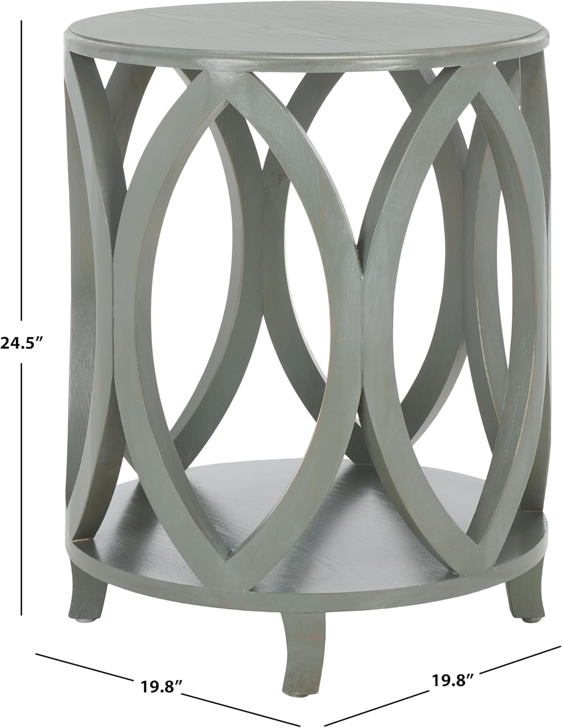 Safavieh American Homes Collection Janika French Grey Accent Table