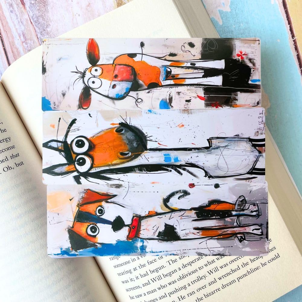 Farm Animals Bookmarks 10PC Cute Markers for Reading Women Teacher Gift Set Fun Cool Book Lover End of Year Student Gifts Bulk Graduation Ideas Library Supplies Reading Strips Classroom Must Haves