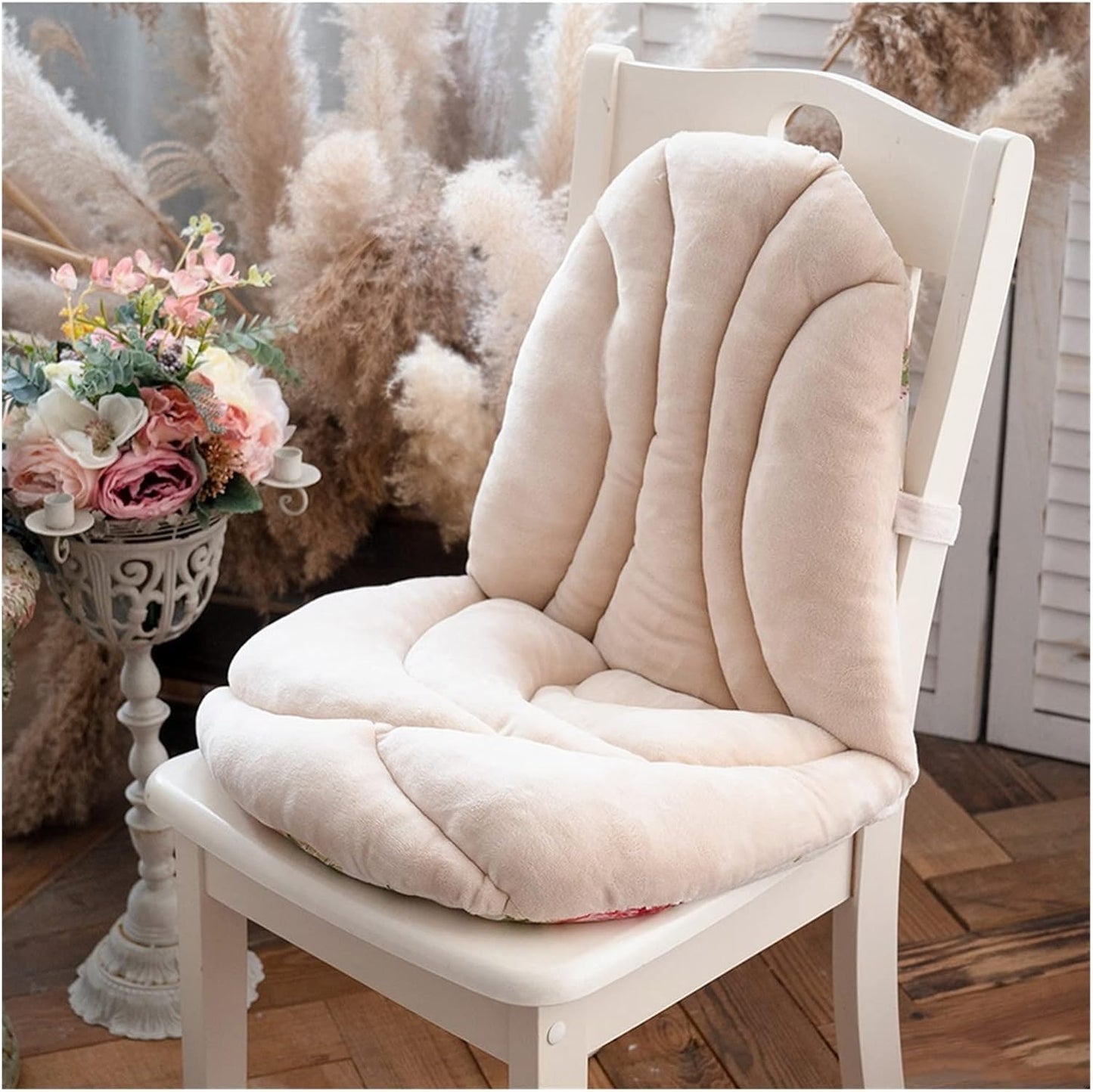 Kitchen Dining Table Chair Back Cushion Office Backrest Thick Wedding Party Seat Lumbar Pad(E)