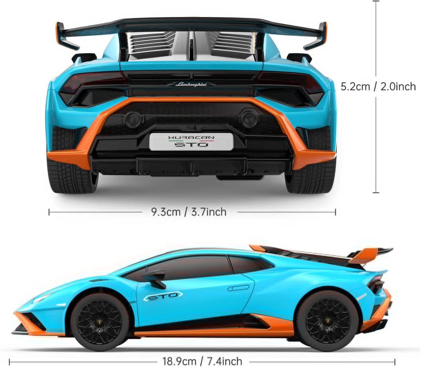 RASTAR Lamborghini Remote Control Car, 1/24 RC Lamborghini Huracán STO Toy Car RC Cars for Kids Adults