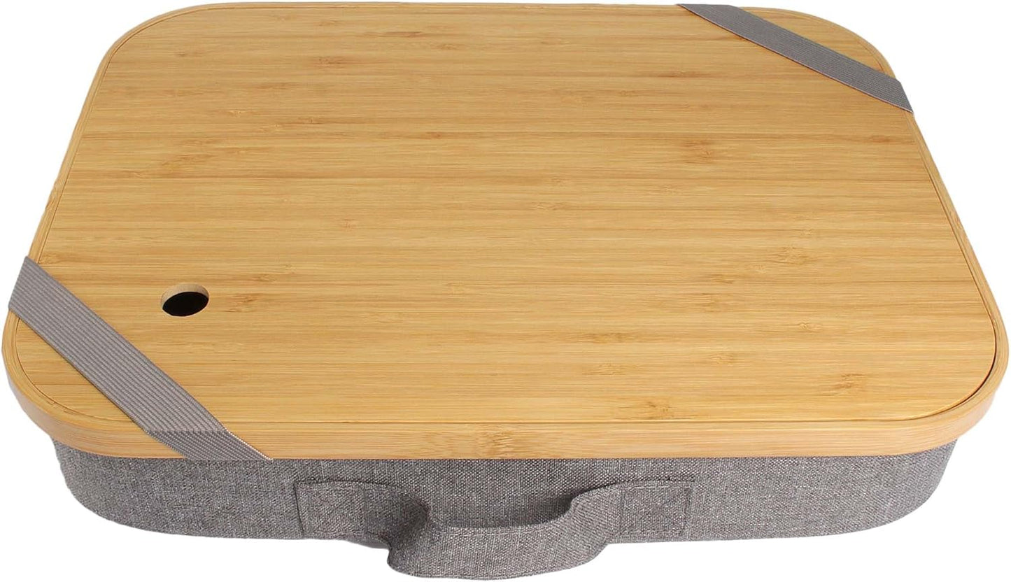 BambooMN Lap Storage Desks - Grey
