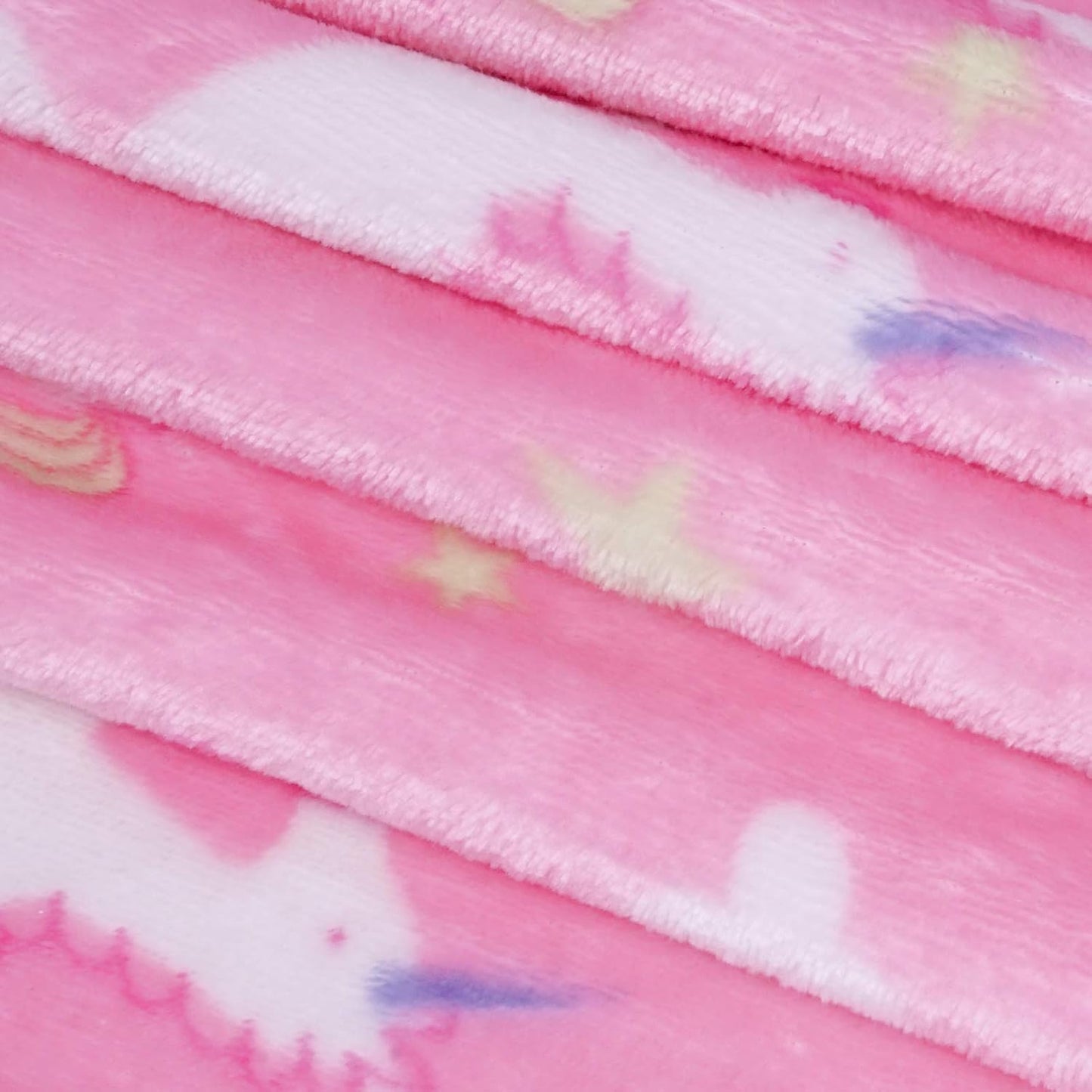Softan Wearable Fleece Blanket with Sleeves & Foot Pocket for Kids Boys Girls Children,Lightweight Soft Blanket with Sleeves and Hook & Loop 48" x 48" Pink Unicorn