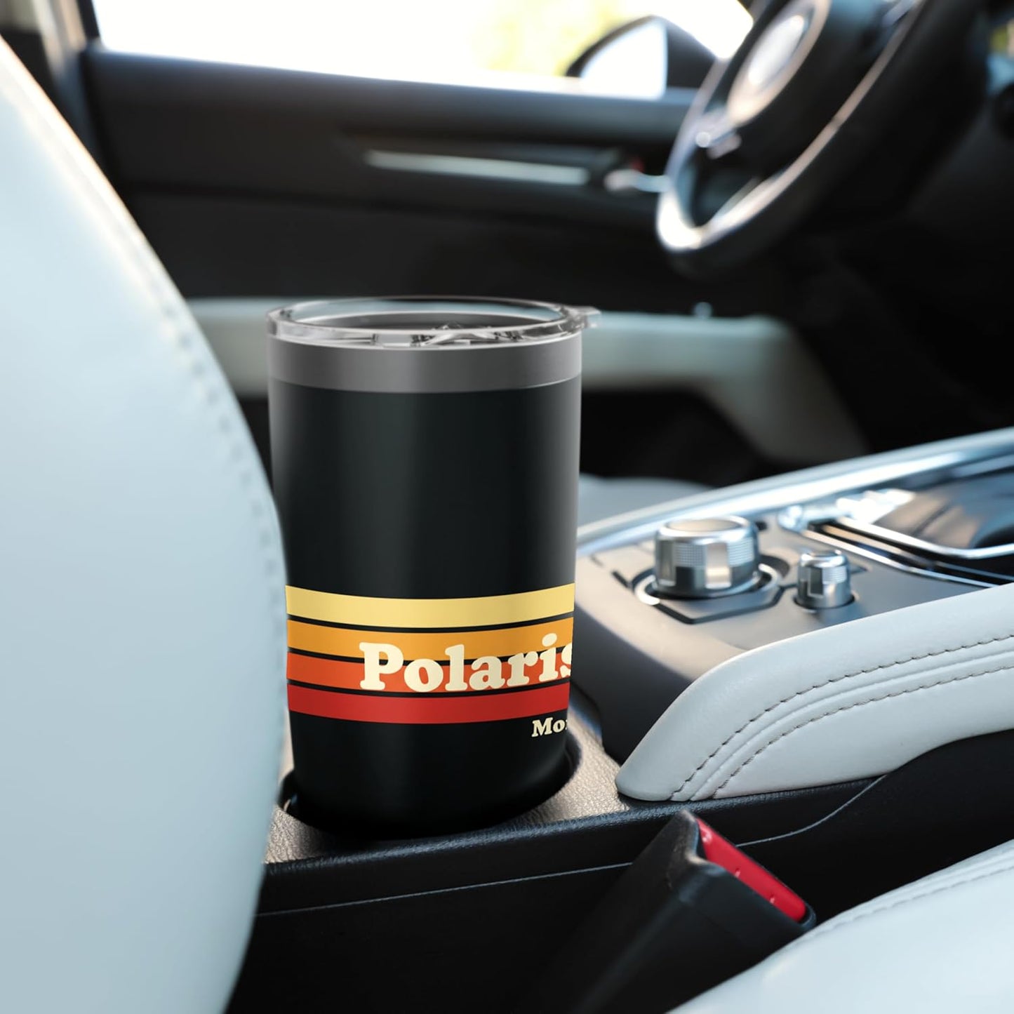 Polaris Mont Retro Montana Kids Vintage Stripes State Pride Stainless Steel Insulated Tumbler