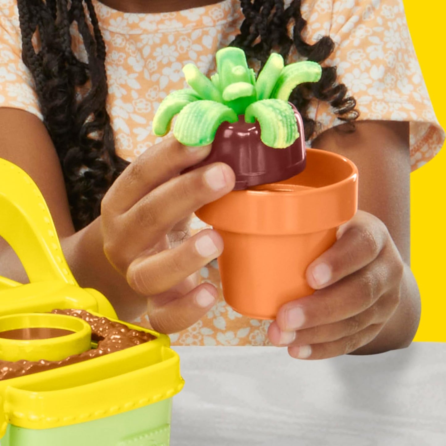 Play-Doh Blooming Flower Garden Toy Playset, Nature Pretend Play, Kids Arts & Crafts Ages 3+