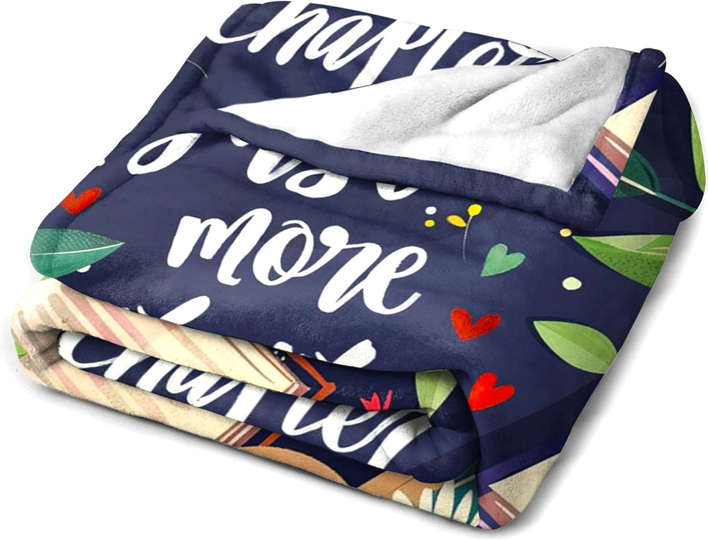 Book Blanket for Book Lovers, Super Soft Unique Reading Books Decor Throw Blanket Gifts for Readers Women Girls Teachers, Warm Cozy Fuzzy Plush Fleece Flannel Throw Blankets 50"x40" for Couch