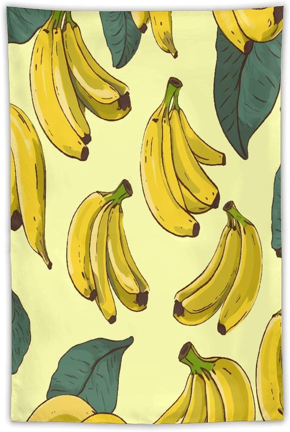 FodPand Banana Print Tapestry Anti-fading Wall Tapestry with Installation Kit Backdrop Banner Multipurpose Aesthetic Tapestries Boho Wall Art Hanging Decorative Blanket 40"x60"