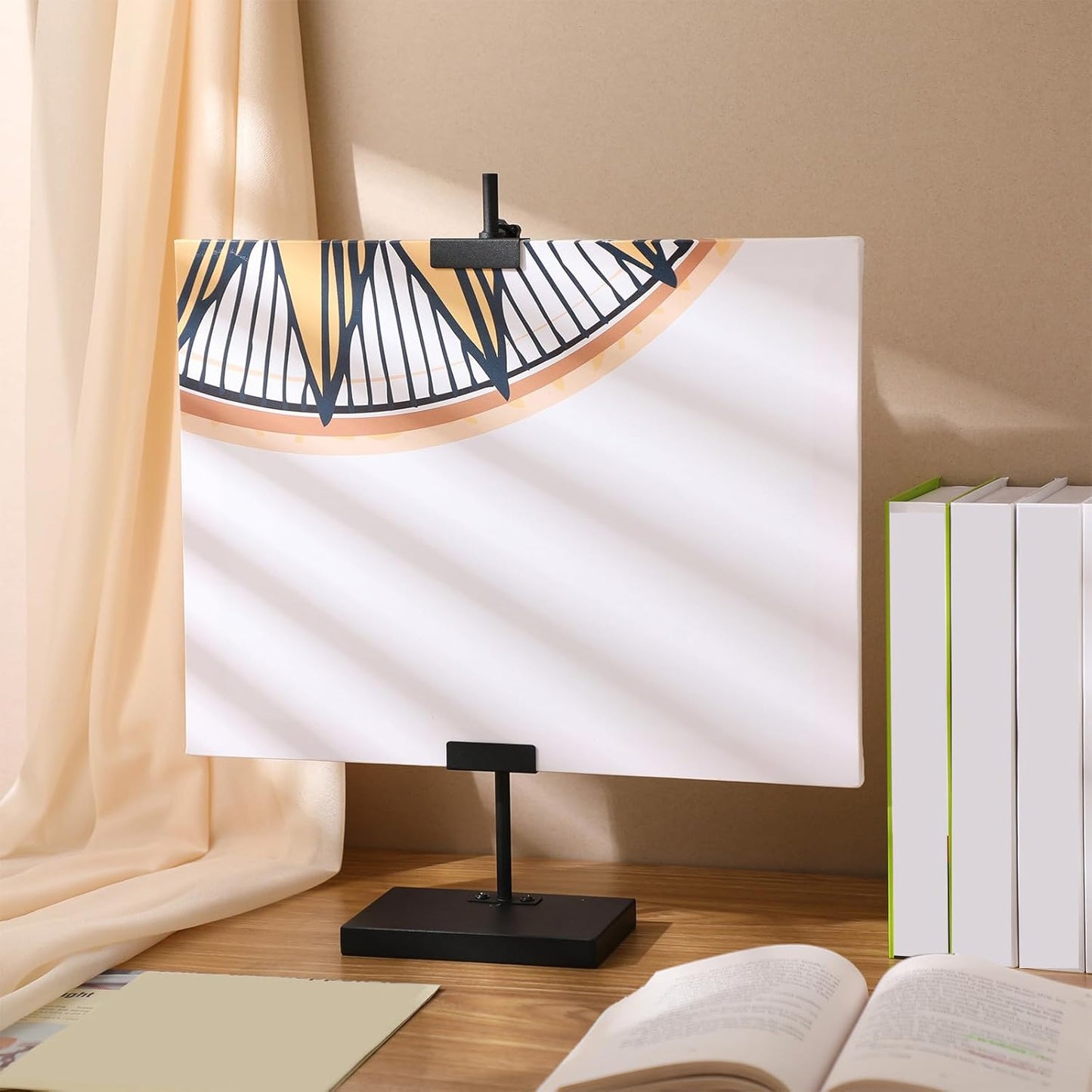 Adjustable Tabletop Easel Stand Picture Easels for Display Up to 16.5" H, Black Metal Picture Stand for Art Signs Photos, Framed Artwork Display Easel Stands for Home Events(1 Pcs)