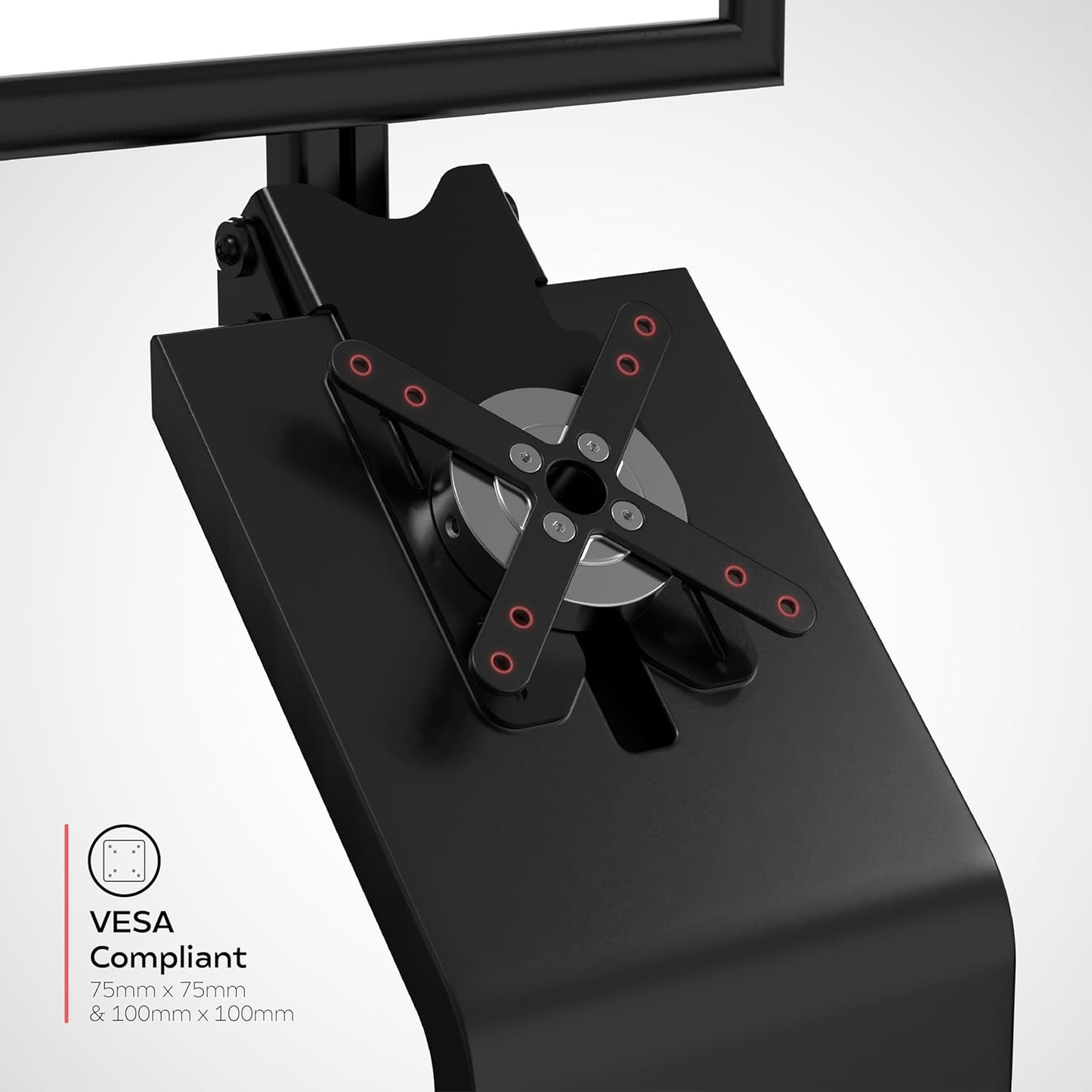 Premium Graphic Sign Floor Stand – CTA Premium Graphic Sign Floor Stand with Security Enclosure for iPad 10th Gen A16, iPad Air 11" M3 & M2, Pro 11" and More 9.7-11" Tablets - Black (PAD-PARFGRA)