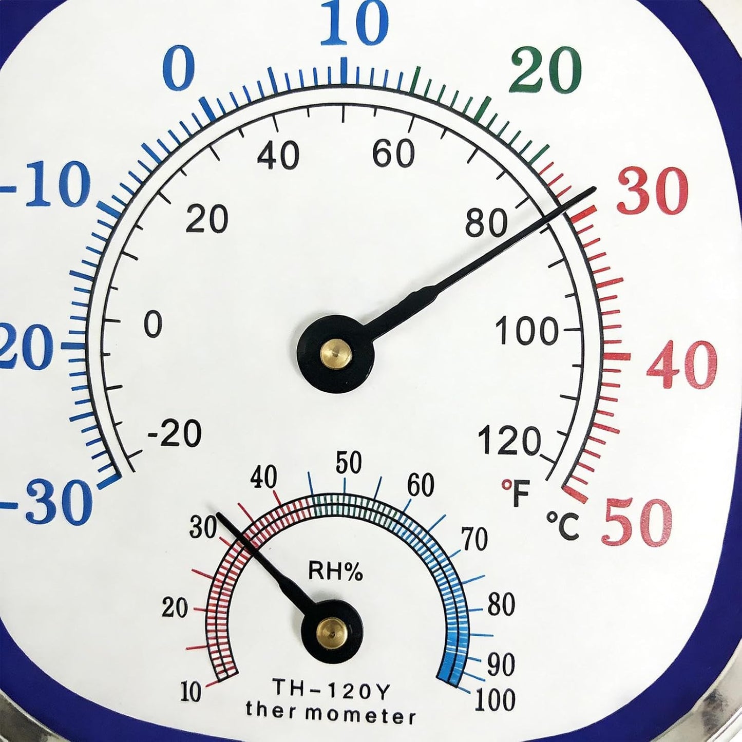 Hygrometer Temperature Gauge, Desktop Humidity Monitor, Compact Humidity and Temperature Monitor for Home, Office, Library, Bedroom, Closet, Greenhouse, Basement, Apartment, Living Room
