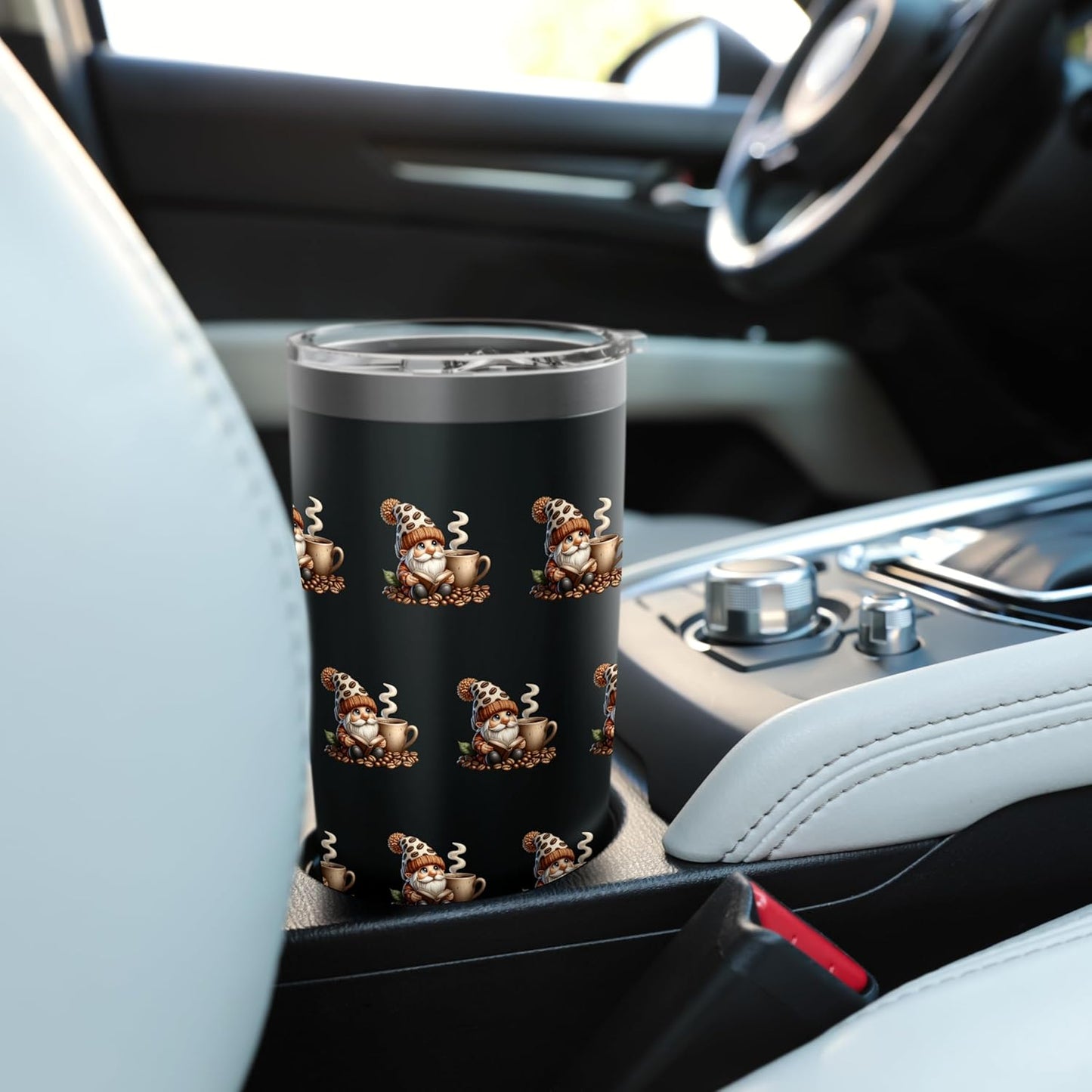 Book Reading Coffee Gnome Biggest Coffee Mug For Teacher Stainless Steel Insulated Tumbler