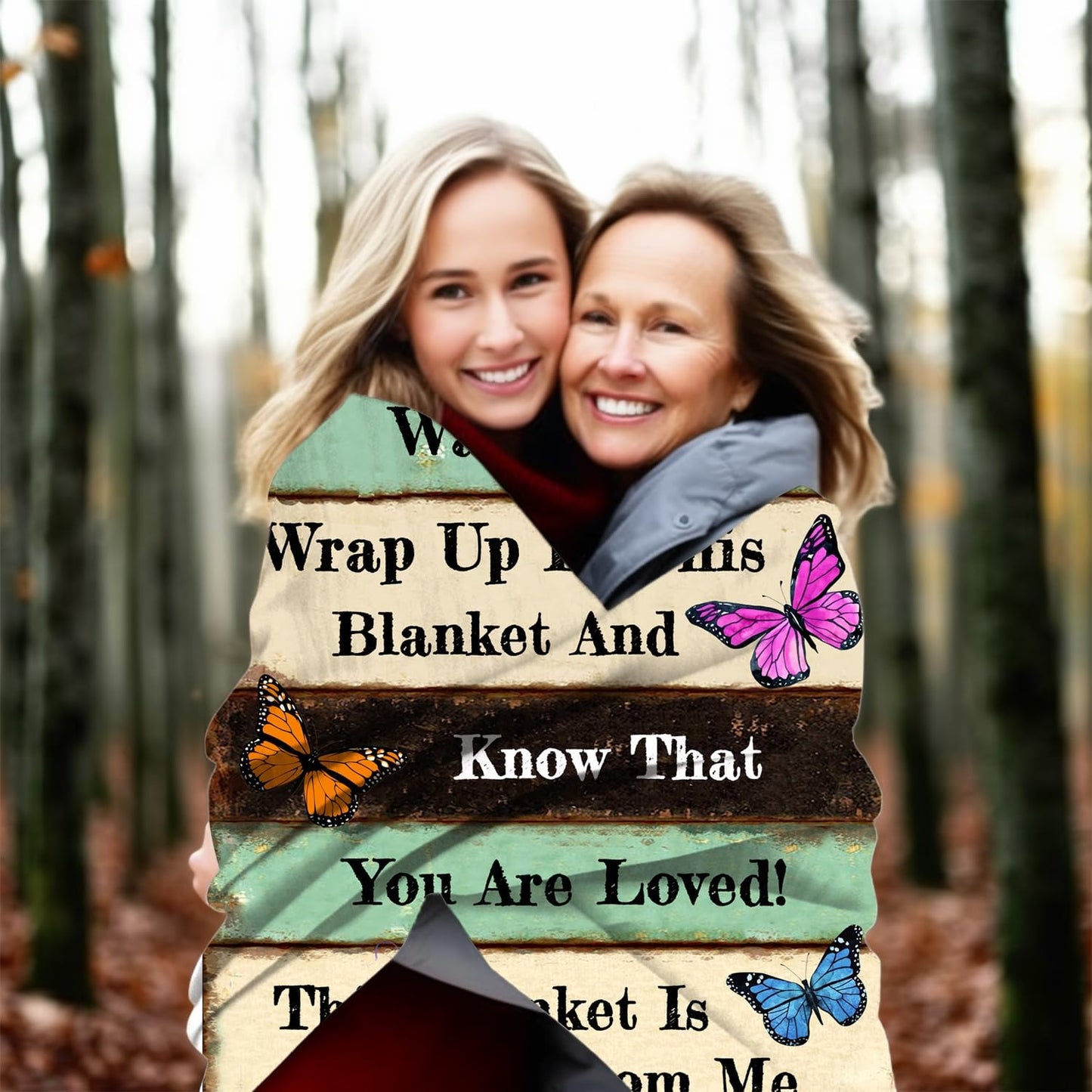 Get Well Gifts for Women Blanket After Surgery Warm Hugs Inspirational Religious Words Blankets and Throws Gifts for Sofa Couch Living Room 60"X50"