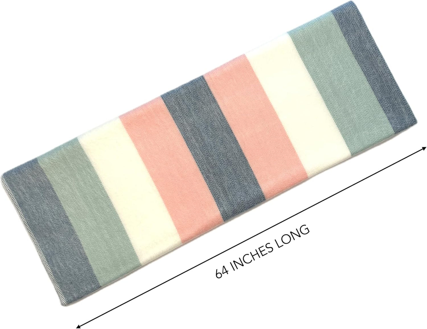 Alpaca Wool Blanket Throw | Warm, Beautiful, Handmade | 64 x 47 inches | Ultra-Soft, Hypoallergenic | Non Itchy | Indoors, Outdoors, Travel | (Weekend Striped)