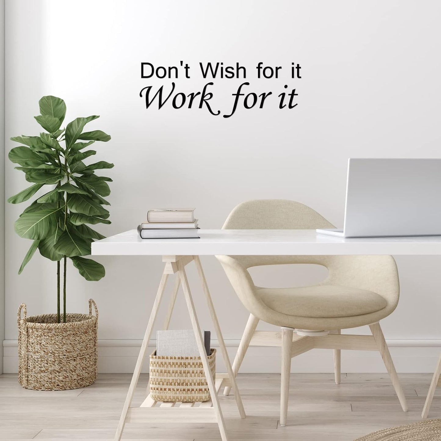 Zonon 5 Sheets Inspirational Quotes Wall Decals Peel and Stick Vinyl Quotes Stickers Motivational Positive Wall Sayings Stickers for Living Room Bathroom Xmas Bedroom Office Family Decor