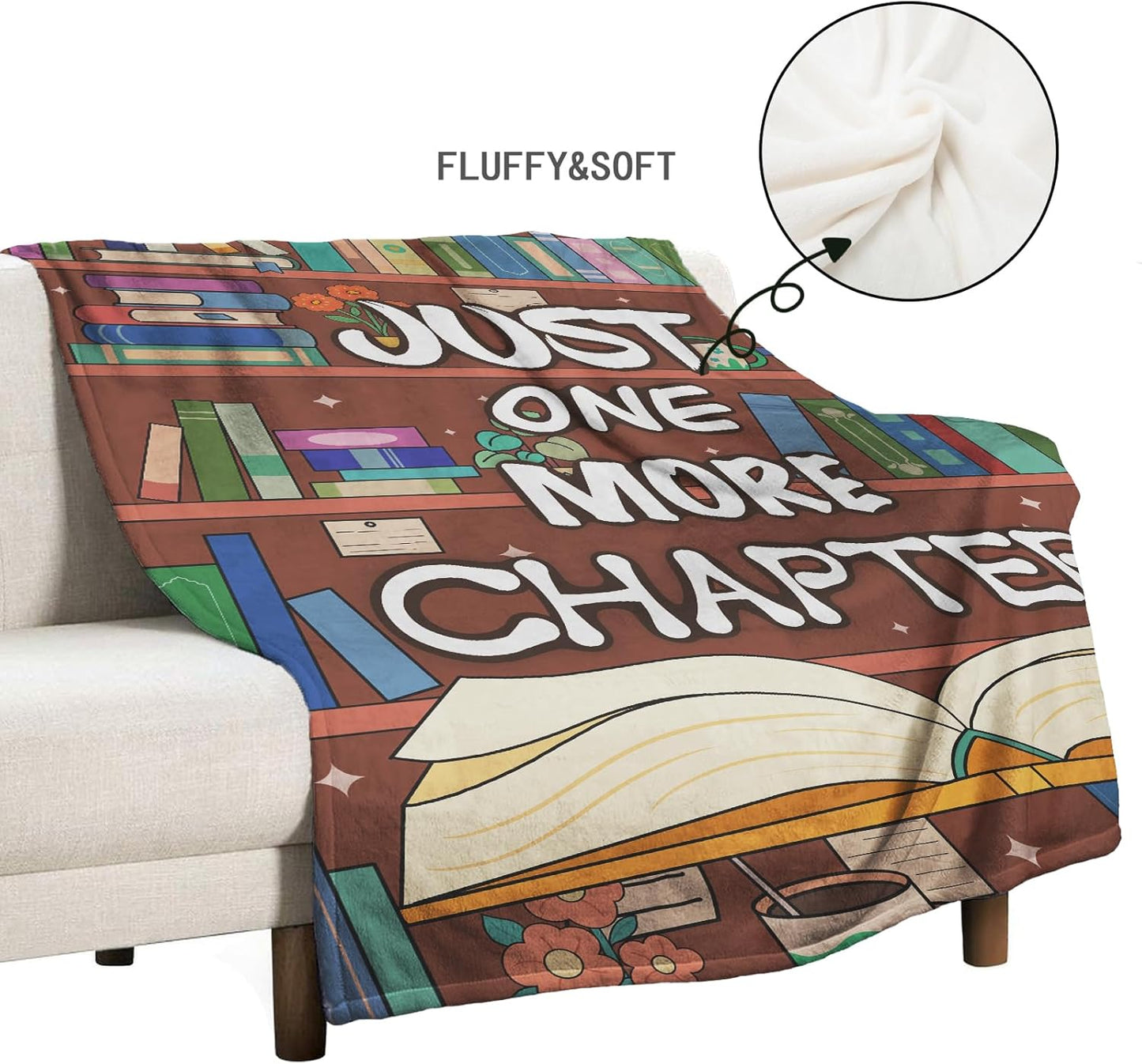 Christmas Book Lovers Blanket Gifts,Book Lover Gifts for Women,Gifts for Book Lovers,Gifts for Readers,Reading Gifts for Readers,Bookish Gift,Gifts for Birthday Christmas Blanket 50"x60"