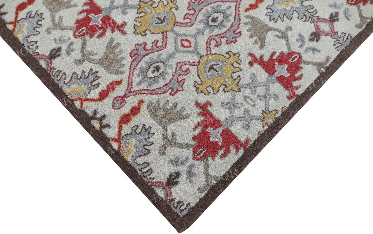Dolphin Multi Handmade Tufted Wool Area Rug