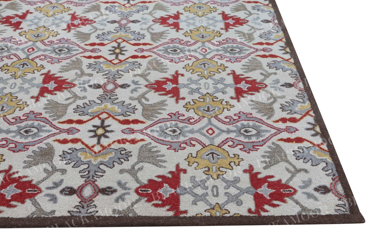 Dolphin Multi Handmade Tufted Wool Area Rug