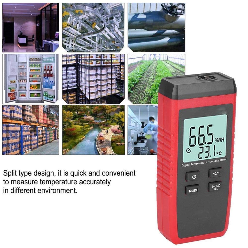 Latest Indoor Outdoor Thermometer, Digital Temperature Humidity Monitor with High Precision