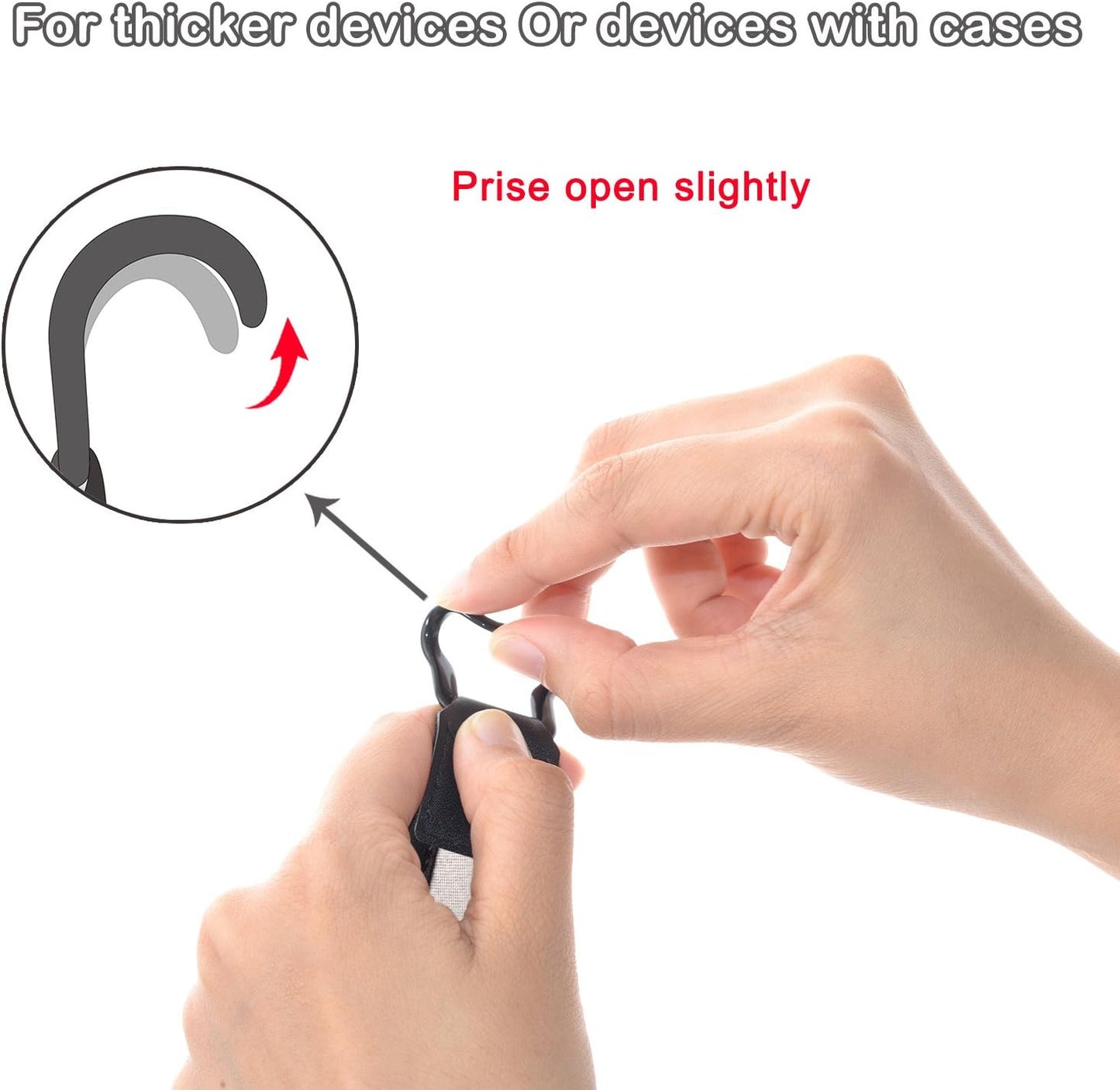 TFY Security Hand Strap Holder Finger Grip for Kindle E-Readers - 6" / Kindle Paperwhite/Voyage/Oasis/Nook GlowLight Plus/Sony PRS-300 / PRS-350 / Kobo Aura/Touch 2.0 (Bird)