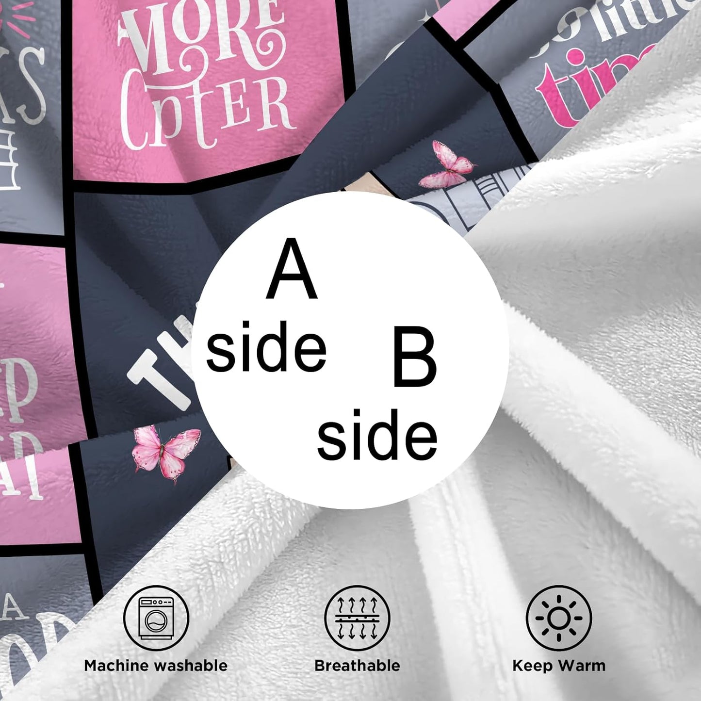 Book Lovers Gifts for Women - Gifts for Book Lovers - Gifts for Readers - Reading Gift for Books Lovers - Bookish Gifts - Books Club Librarian Bookworm Gift Throw Blanket 60"x50"