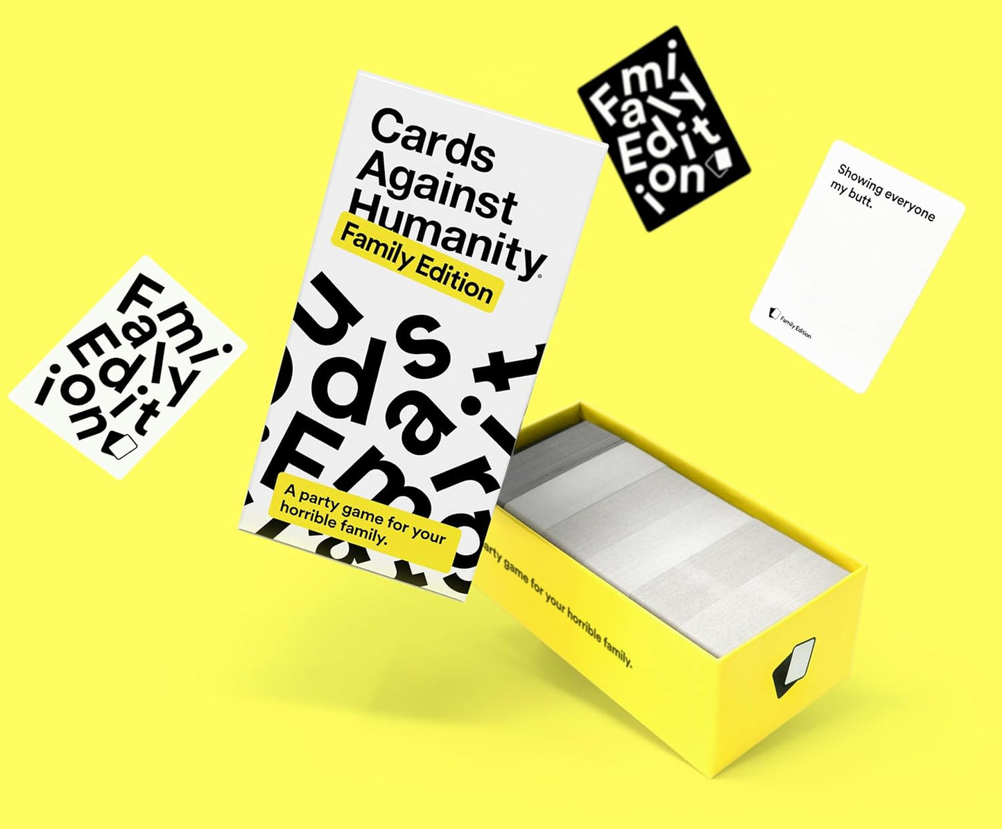 Cards Against Humanity: Family Edition • Ages 8+ • A Party Game for Your Horrible Family