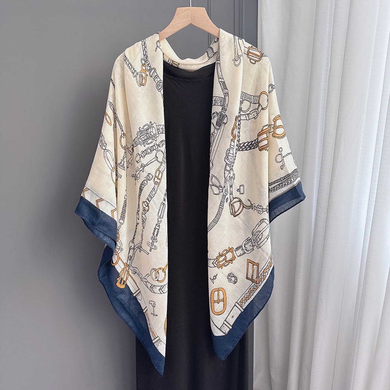 51x51 Inch Large Square Scarf Multi-purpose Fashion Scarves Shawl Sarong Hair Wrapping Scarfs Neck Scarves for Women