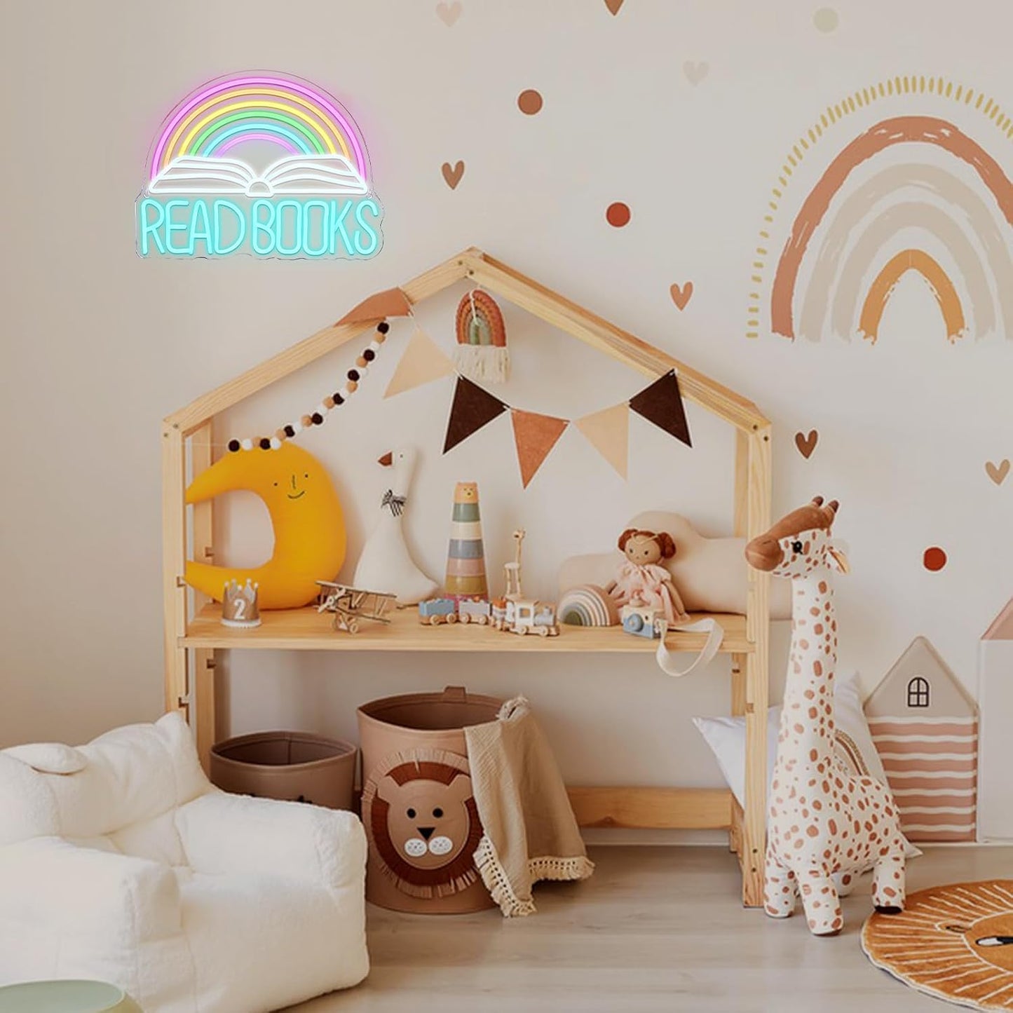 Read Books Neon Sign Book Neon Light Colorful Rainbow Neon Light sign Read More Books Neon Signs Library Classroom Reading Room Bookstore Bookish Decoration Kids Gifts