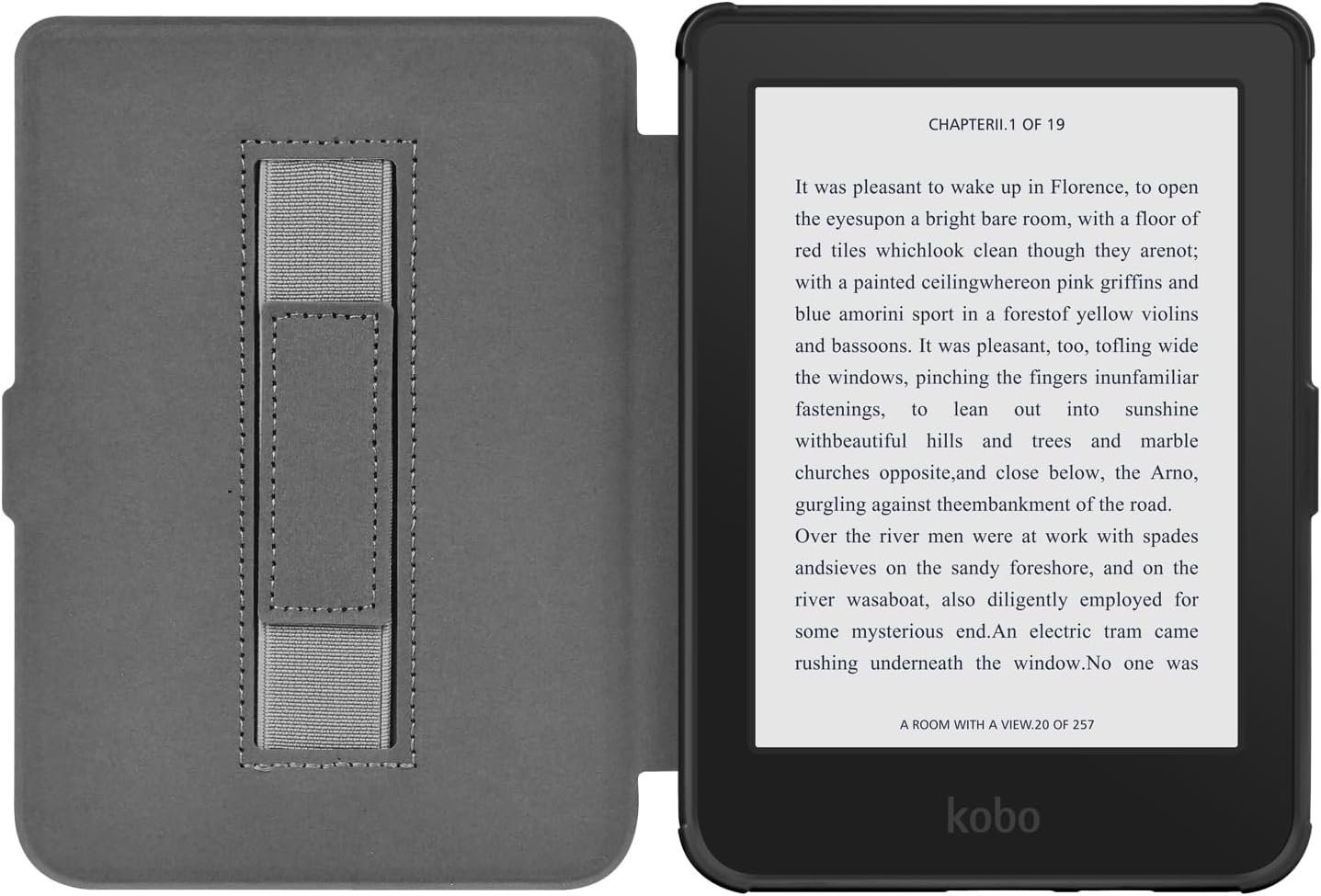 Case for 6 Inch Kobo Clara BW/Kobo Clara Colour(Model:N365, 2024 Release), Ultra-Thin Lightweight Cover with Auto Sleep Wake Feature