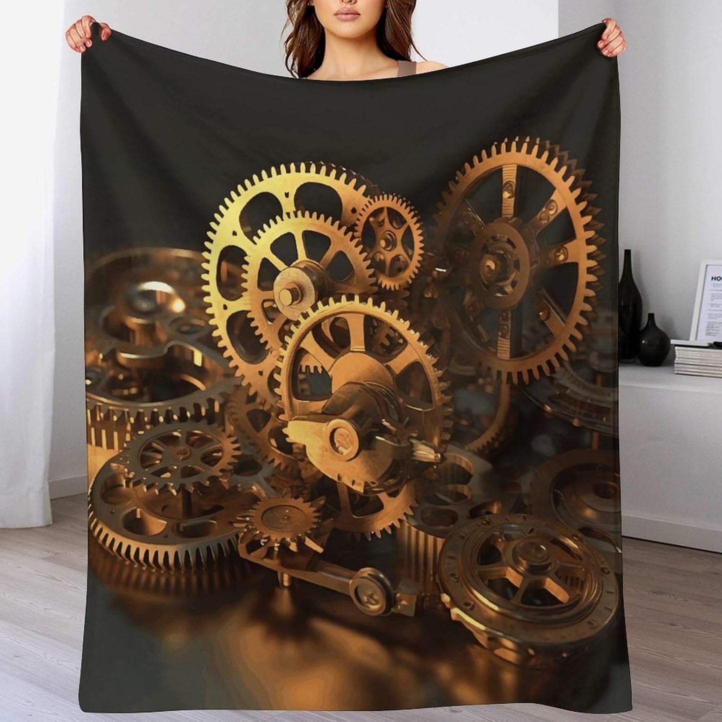 Cool Gears Throw Blanket for Couch Super Soft Warm Lightweight Throw Blankets Cozy Flannel Bed Blanket Cute Decorative Blankets for All Seasons Home Decor Gift 30"*40"（76 * 100cm）