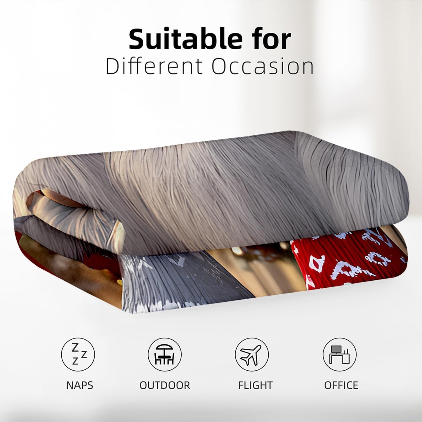 Christmas Gnomes Blanket Gnomes Gifts for Women Soft Winter Blanket with Wood Grain Background Xmas Holiday Decor Warm Cozy Fleece Throw Blanket for Couch Bed Sofa Living Room 60''x80'' (Gnome 2)