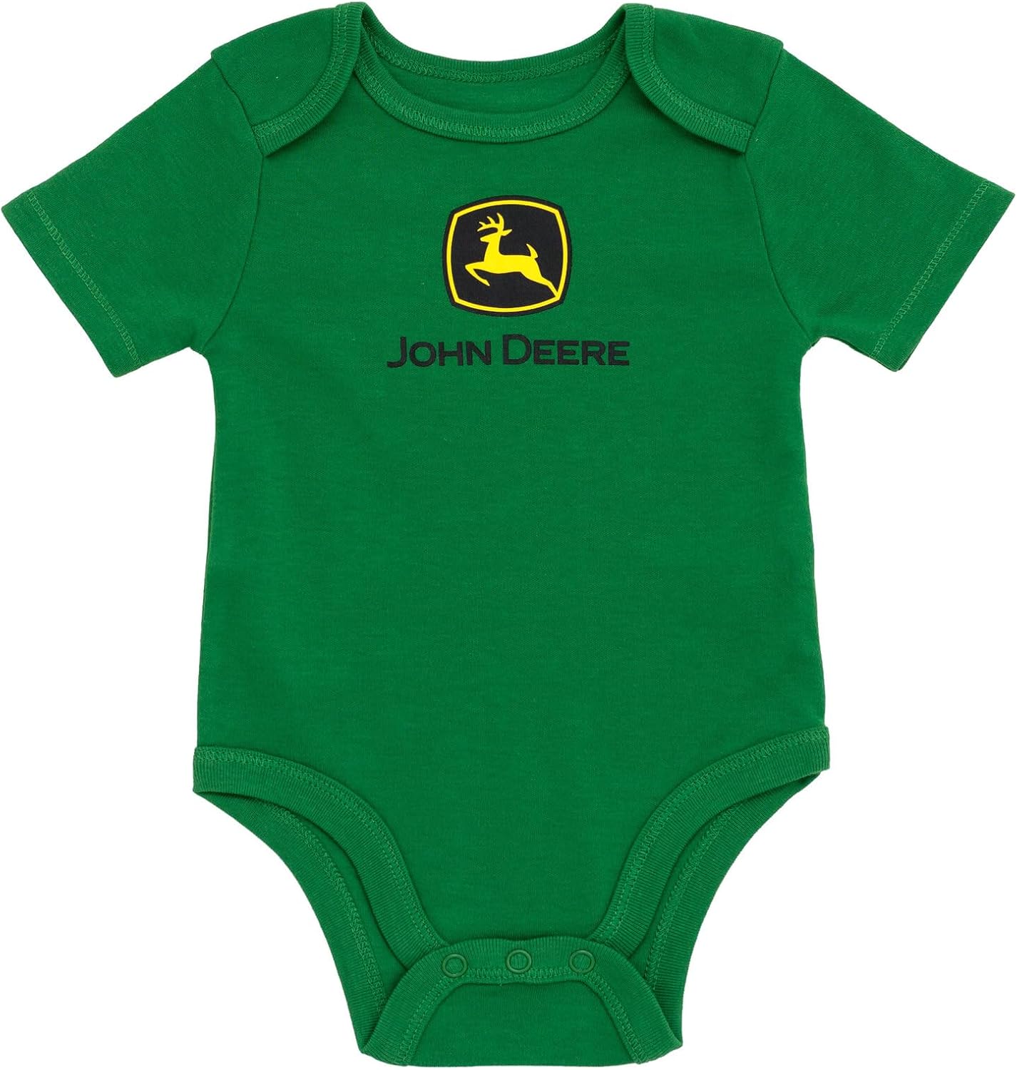John Deere Farm Animals Tractor Truck Baby 5 Pack Short Sleeve Bodysuits Newborn to Infant Sizes (Newborn - 24 Months)