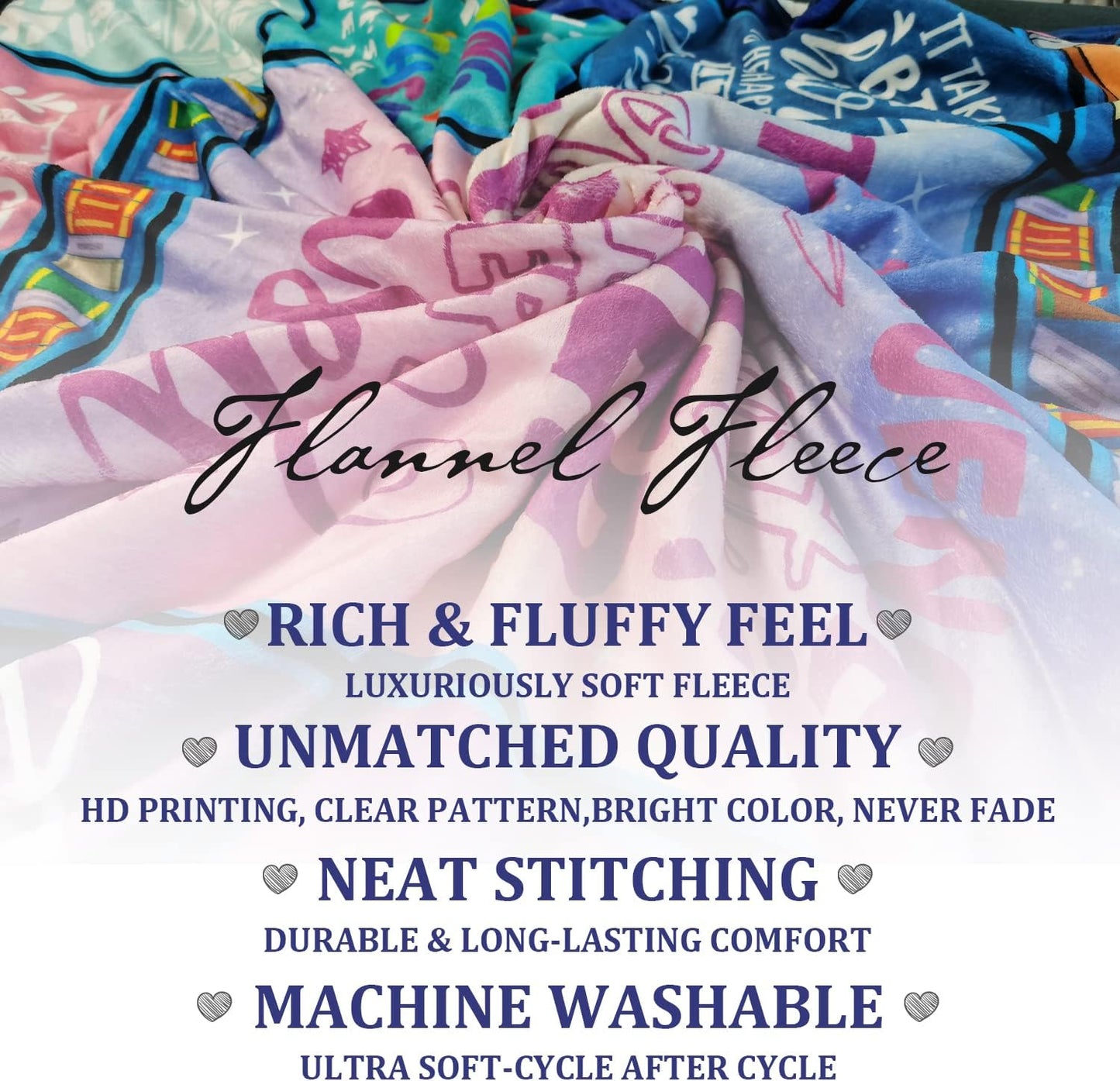 Nurse Gifts for Women, Gifts for Nurses Throw Blankets 50"x60", RN Gifts for Nurse Practitioner, Nurses Week/Day Gifts, Nursing School Graduate Birthday Appreciation Gifts