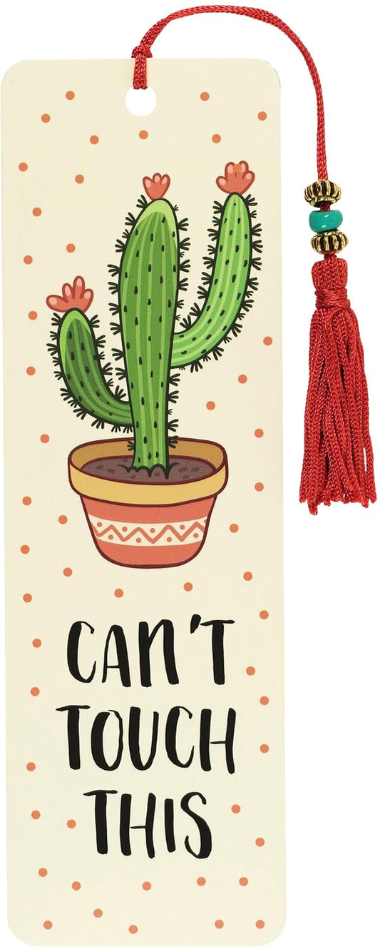 Can't Touch This Beaded Bookmark