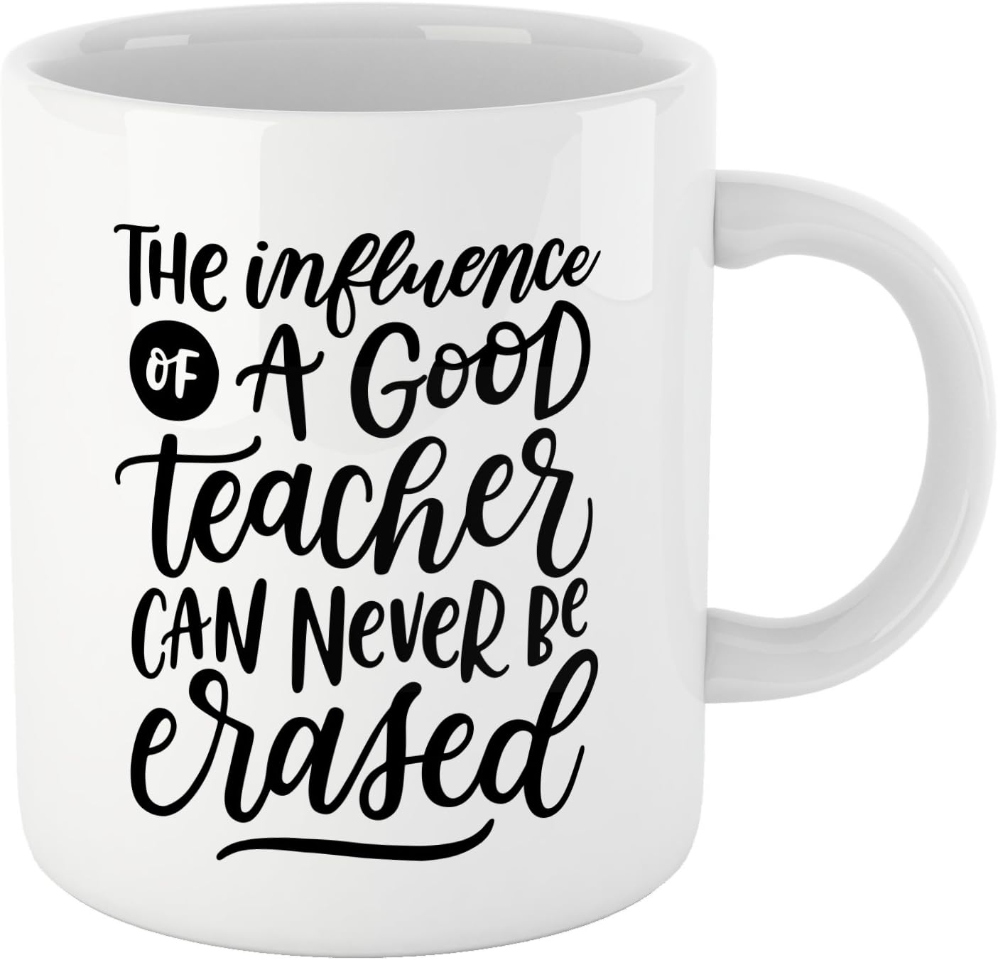 Book Lovers Reading Mug, BW Quote - BEST TEACHER EVER Best Teacher Appreciation Reminder For Teachers & Holiday giving