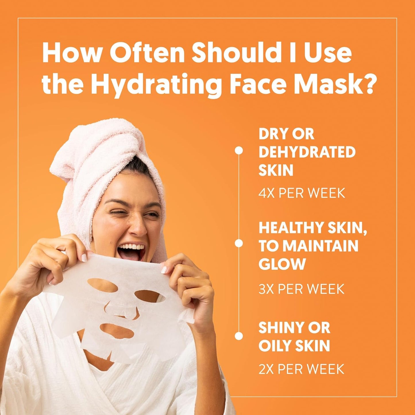 By Nature Vitamin C + Collagen Sheet Face Mask with Vitamin E – Firming, Anti-Aging Facial Treatment for Radiance, Elasticity & Hydration – Skincare for Pre-Event Glow & All Skin Types – Pack of 4