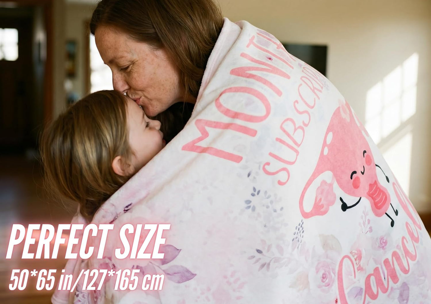 InnoBeta Hysterectomy Gifts for Women Blanket, Get Well Recovery Gifts Flannel Throw Blanket for Women, Monthly Subscription Cancelled 50"*65"