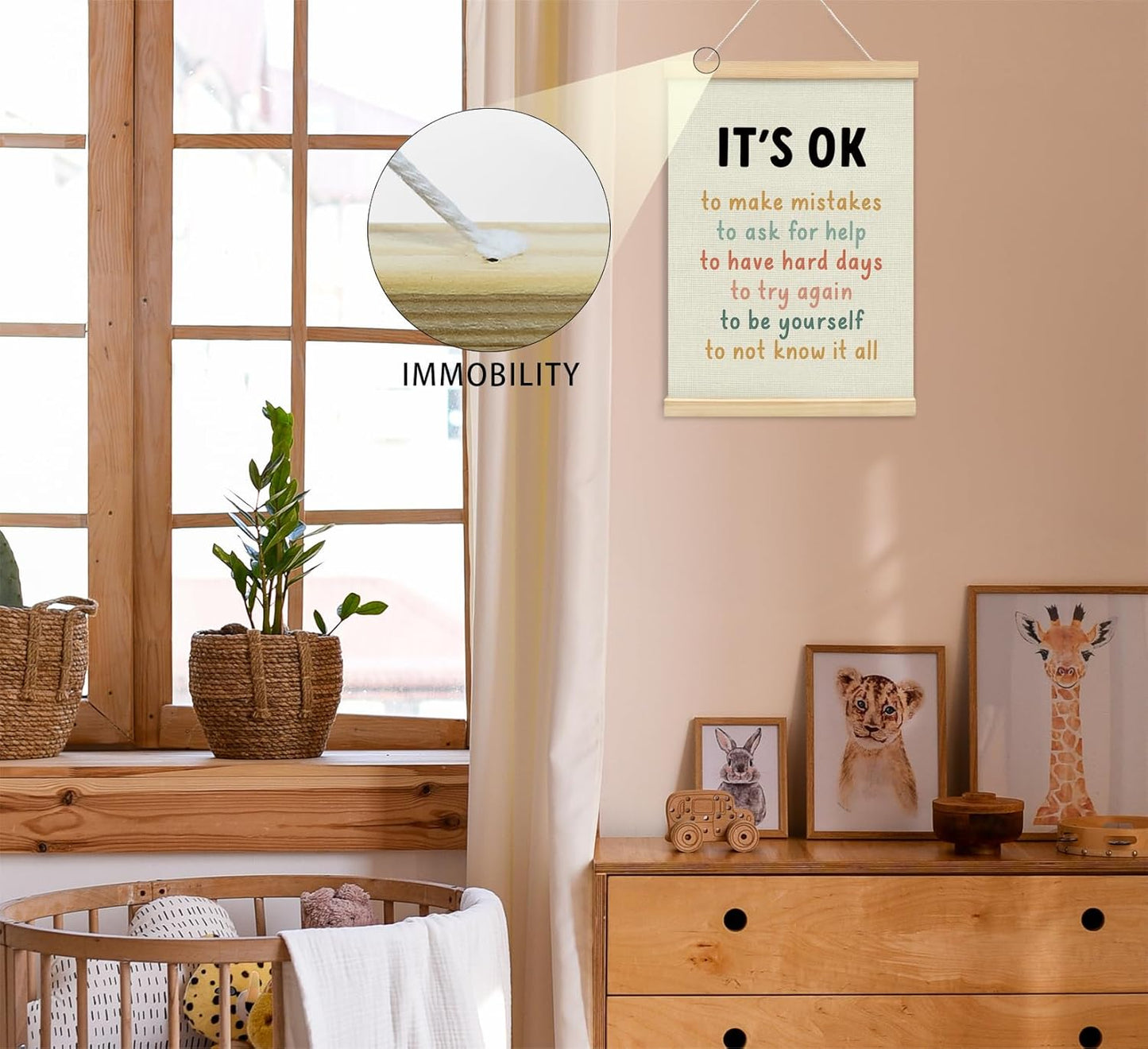 KDHTY Motivational Posters,Positive Affirmations Wall Decor,Inspirational Wall Decor,Kids Affirmation Wall Sign for Classroom Decoration,12x16 Inches