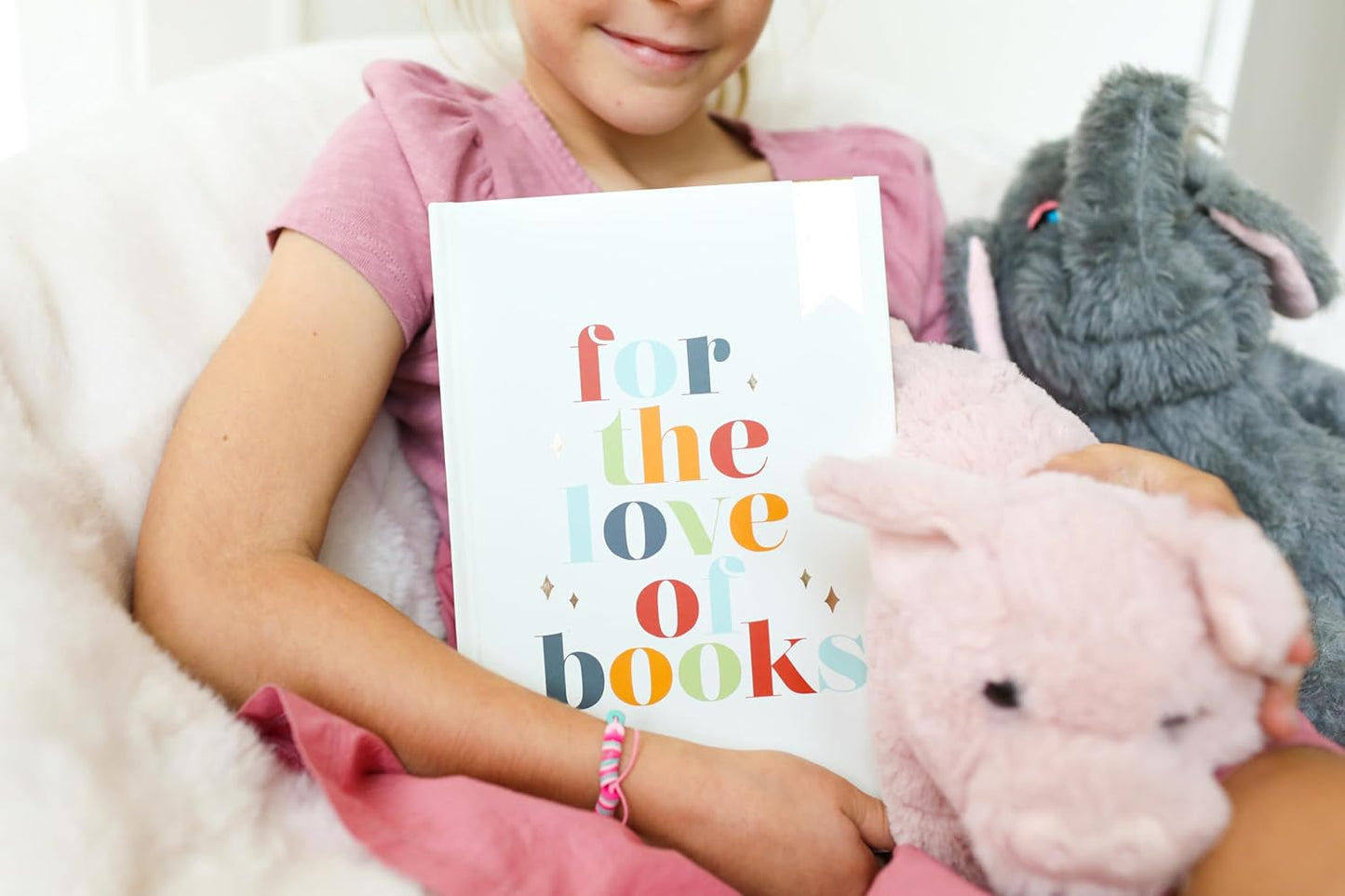 Reading Journal for Kids: For the Love of Books, A Book Journal and Planner for Children to Track, Log, Report and Review