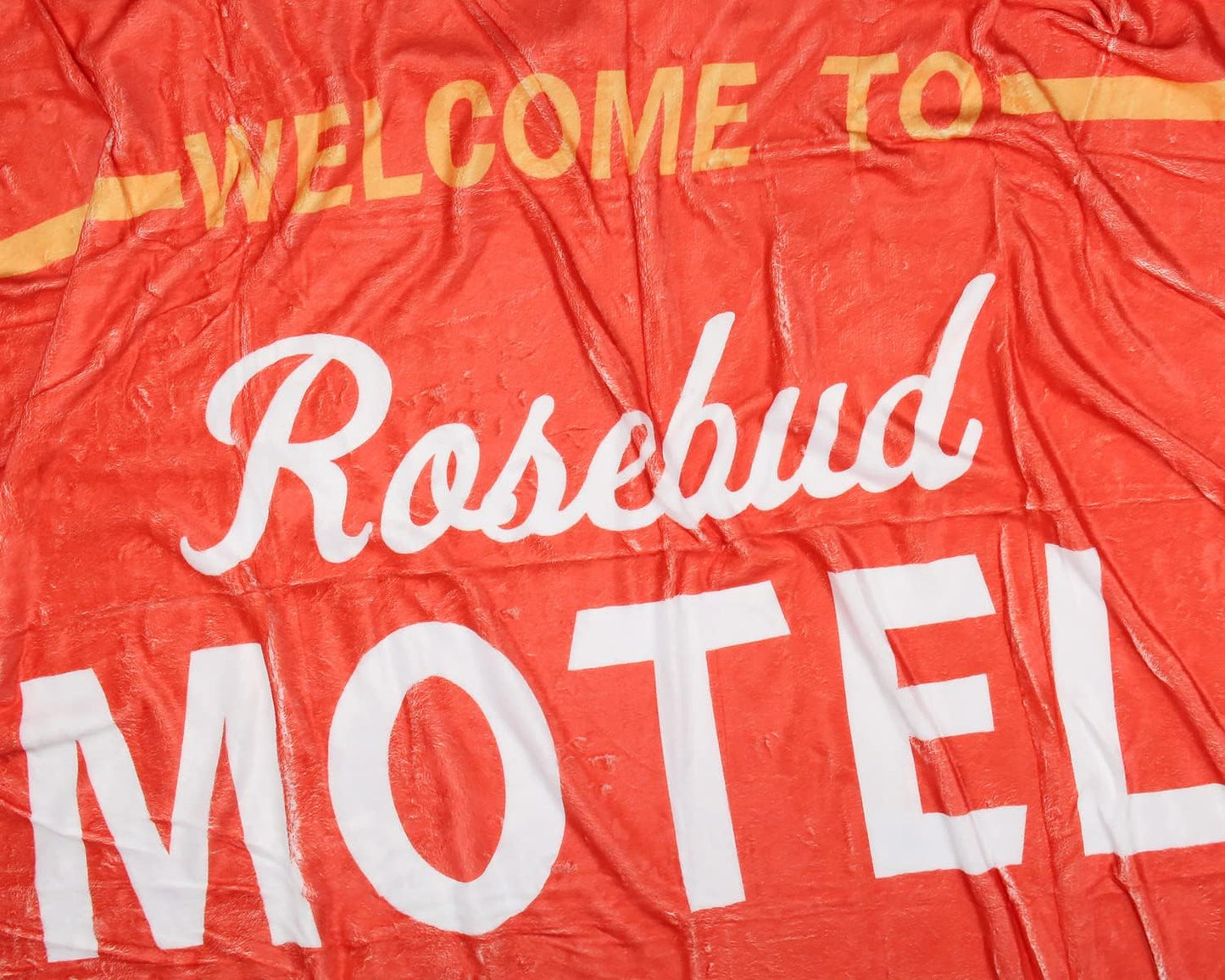 Culture Fly Schitt's Creek Rosebud Motel Plush Fleece Throw Blanket