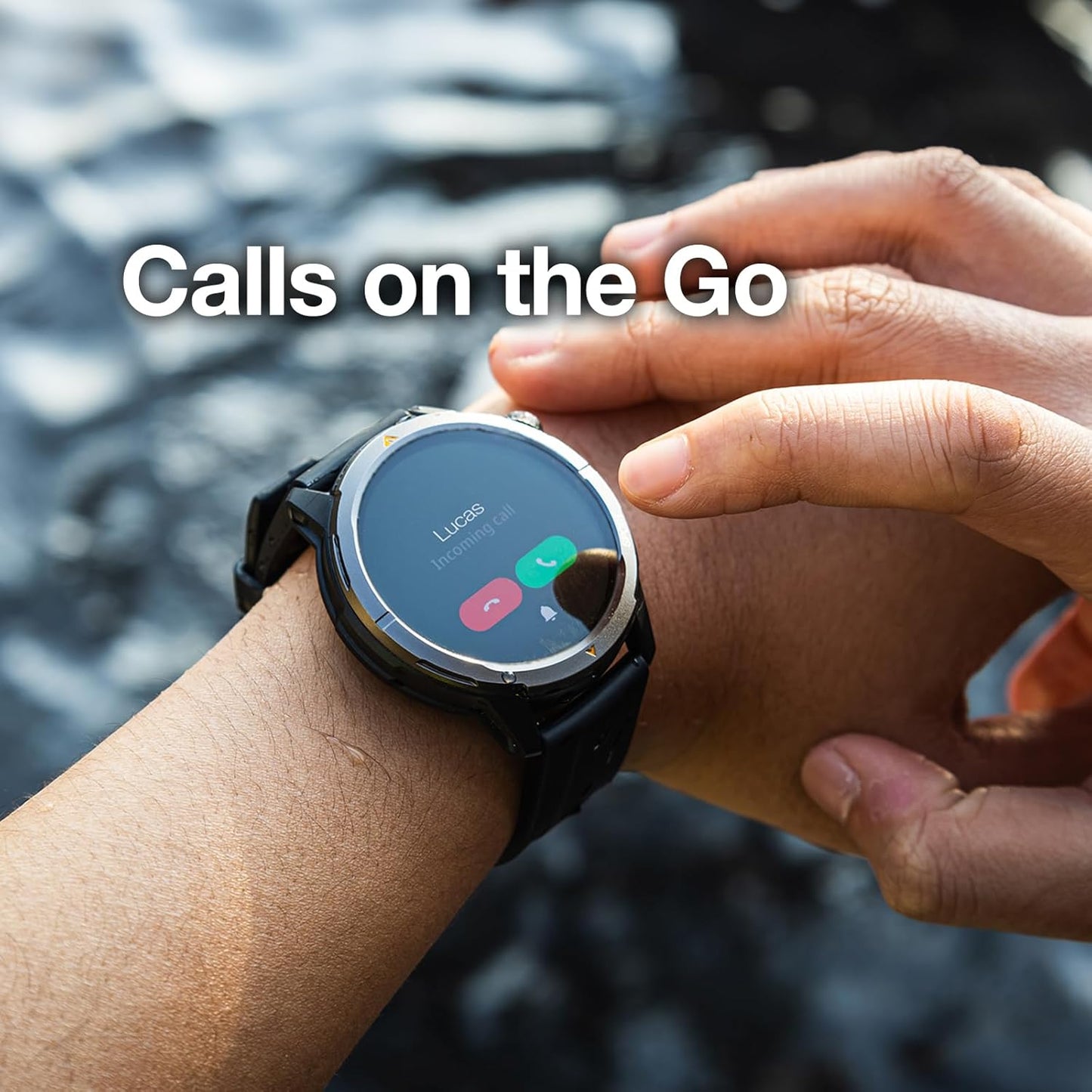 AGM Legion Rugged Smart Watch for Men, 5ATM Waterproof, Shockproof & Drop-proof, 100+ Sports Modes, Bluetooth Calling, Compass, Barometer & Altimeter, 1.43" AMOLED Display, Heart Rate & Sleep Tracking