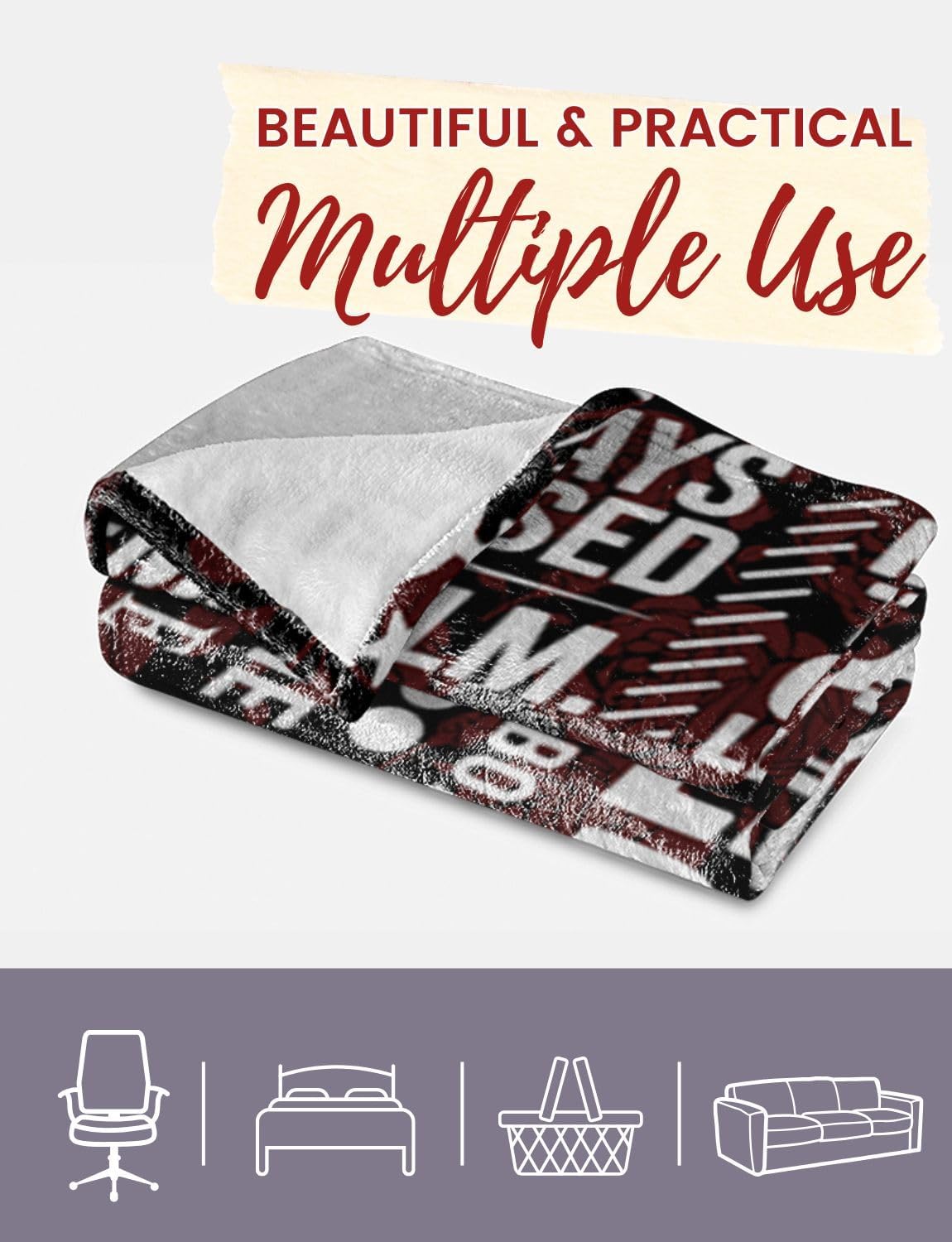 Mortician Gifts, Funeral Director Blanket, for Men, Women, Besties, Soft Throw Blanket 50"x65"