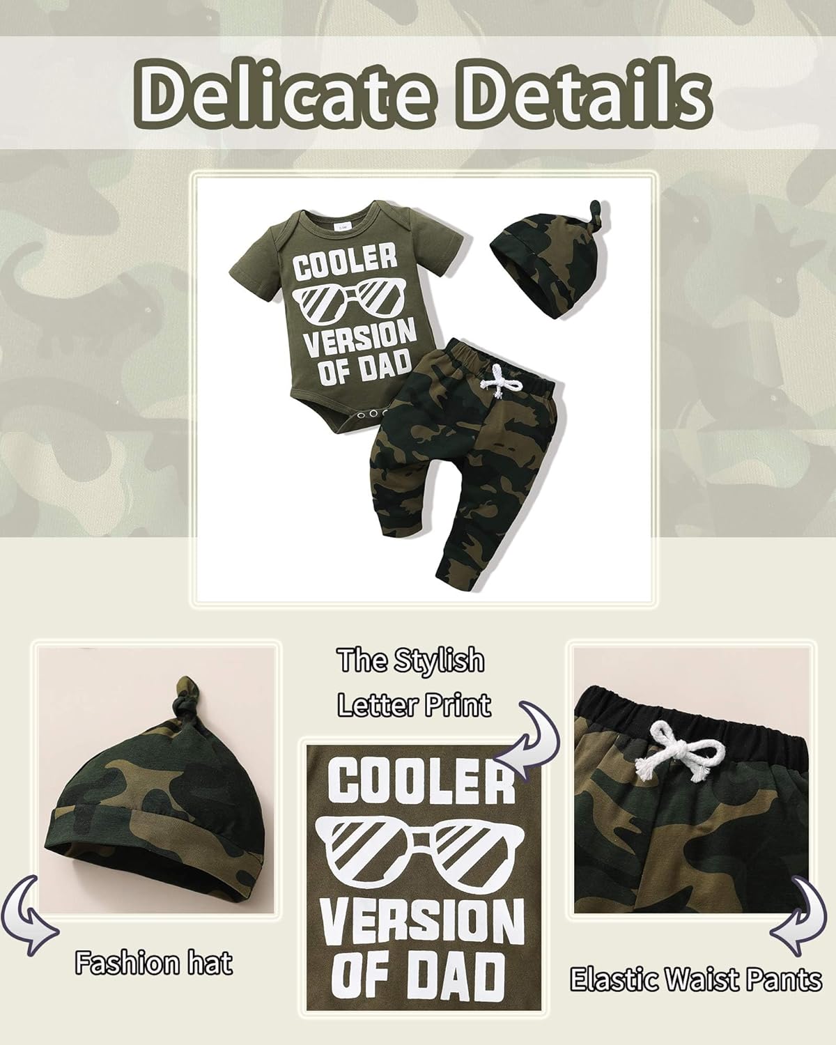 NZRVAWS Baby Boy Clothes Preemie Infant Boy Bear Outfits Jumpsuit Bodysuit Letter Print Romper