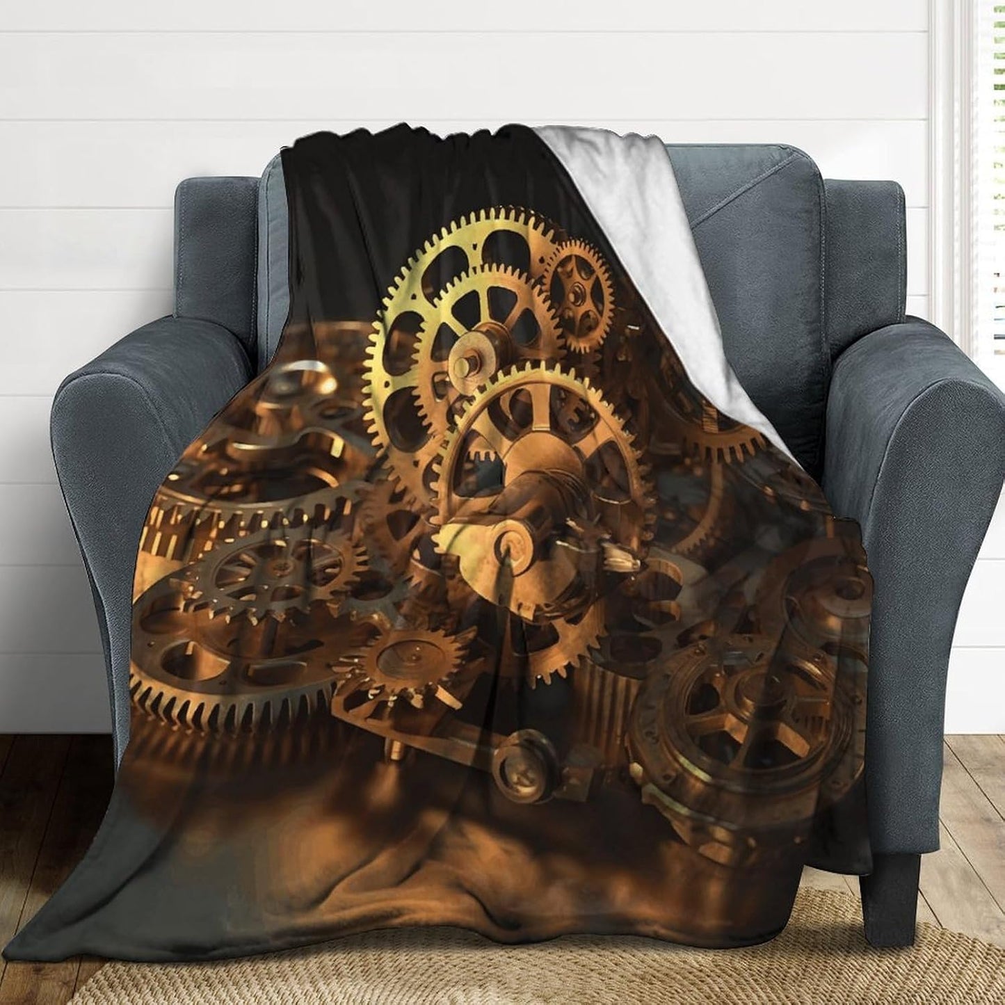 Cool Gears Throw Blanket for Couch Super Soft Warm Lightweight Throw Blankets Cozy Flannel Bed Blanket Cute Decorative Blankets for All Seasons Home Decor Gift 30"*40"（76 * 100cm）